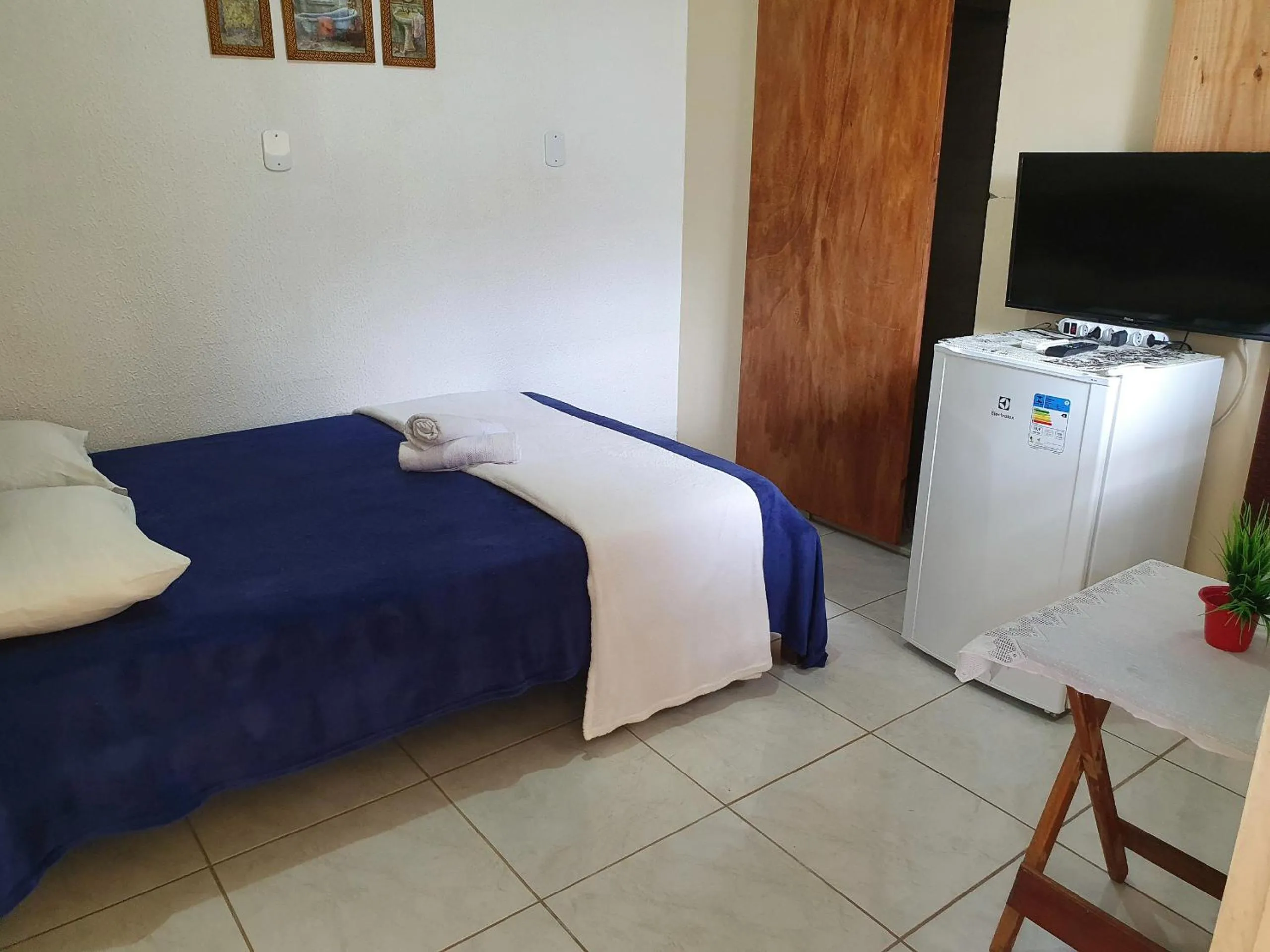 Bed in Pousada Marraial