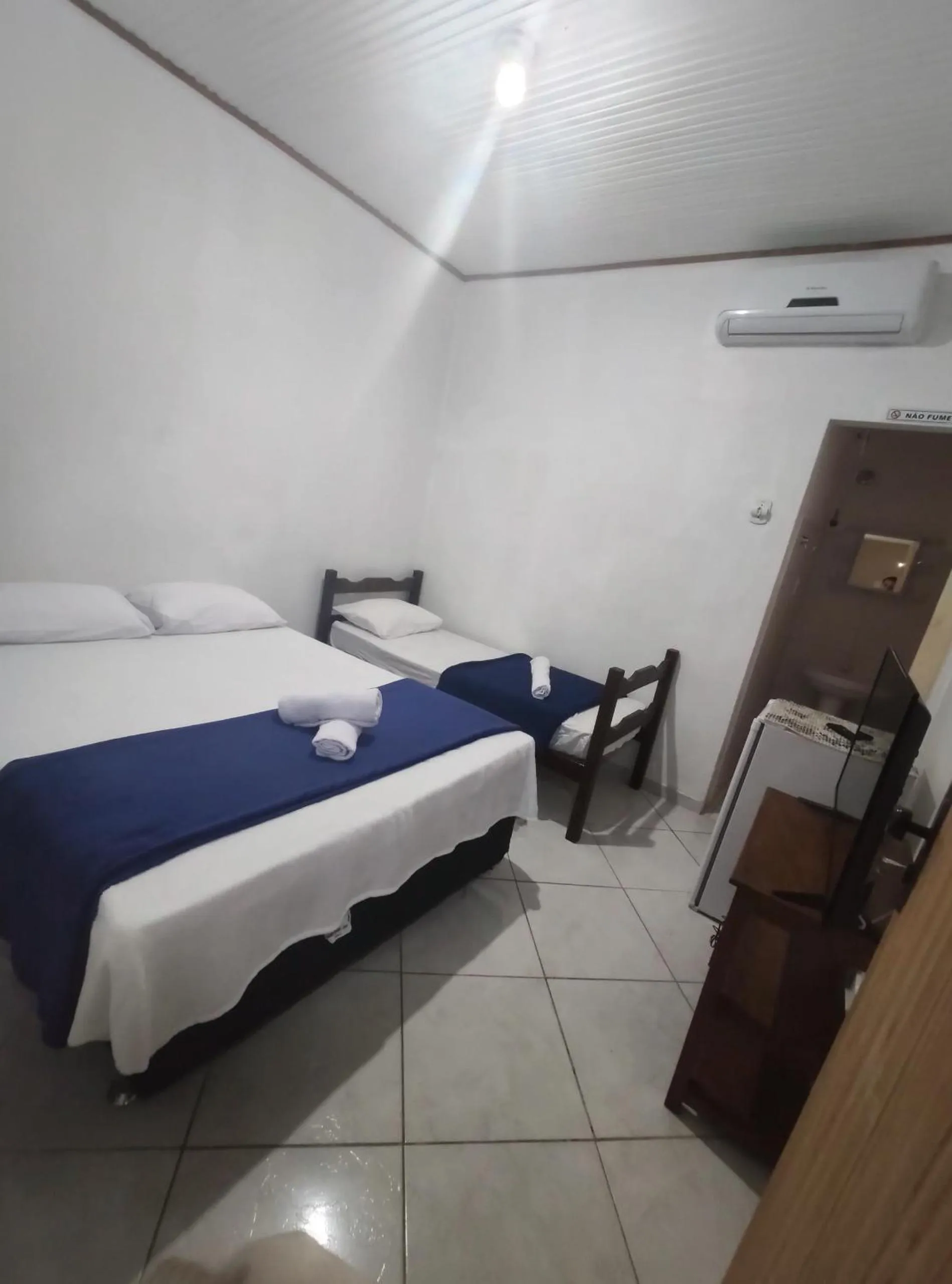 Bed in Pousada Marraial