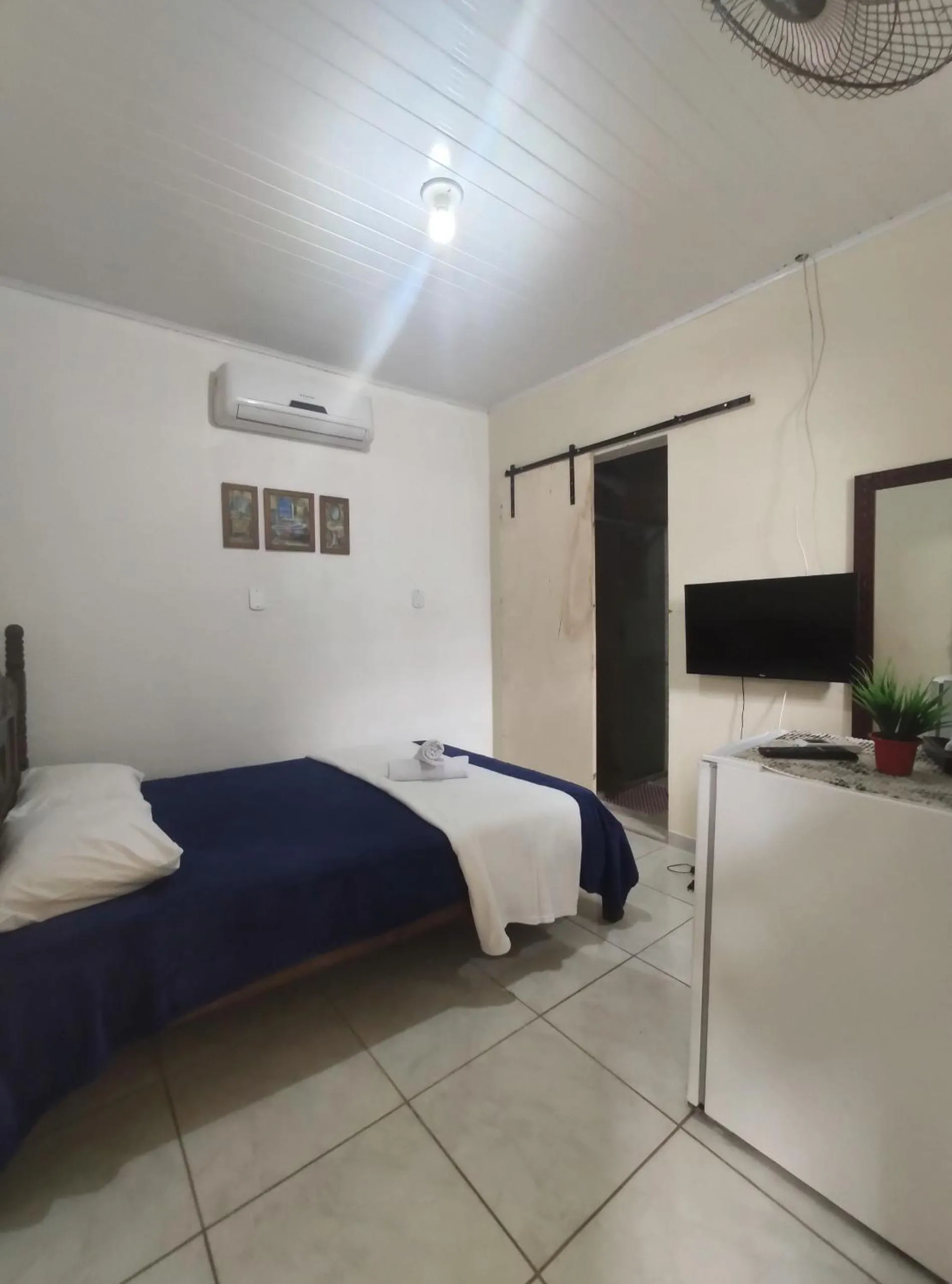 Bed in Pousada Marraial