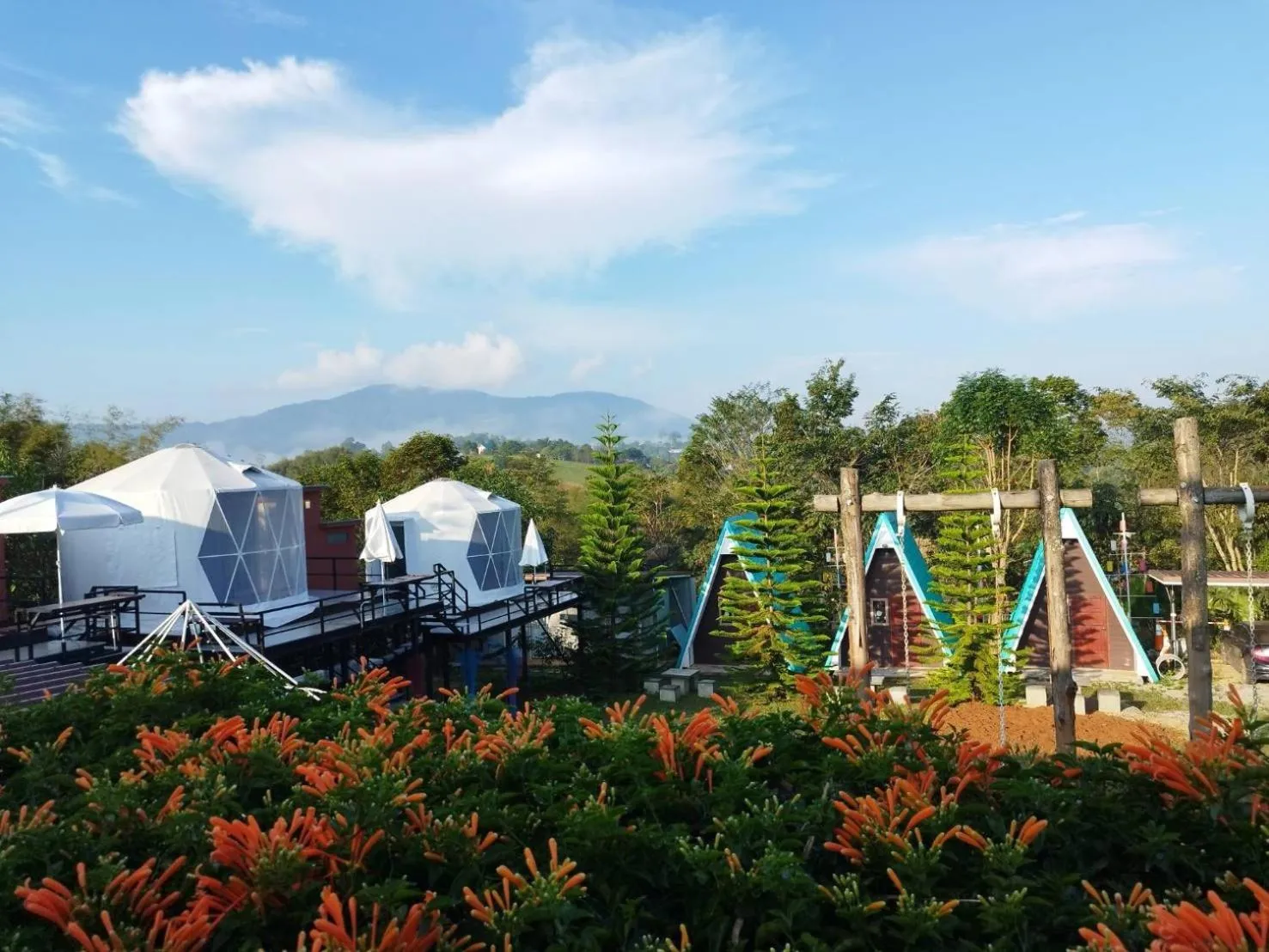 Natural landscape in Yellowstone Cheewa View Khao Kho