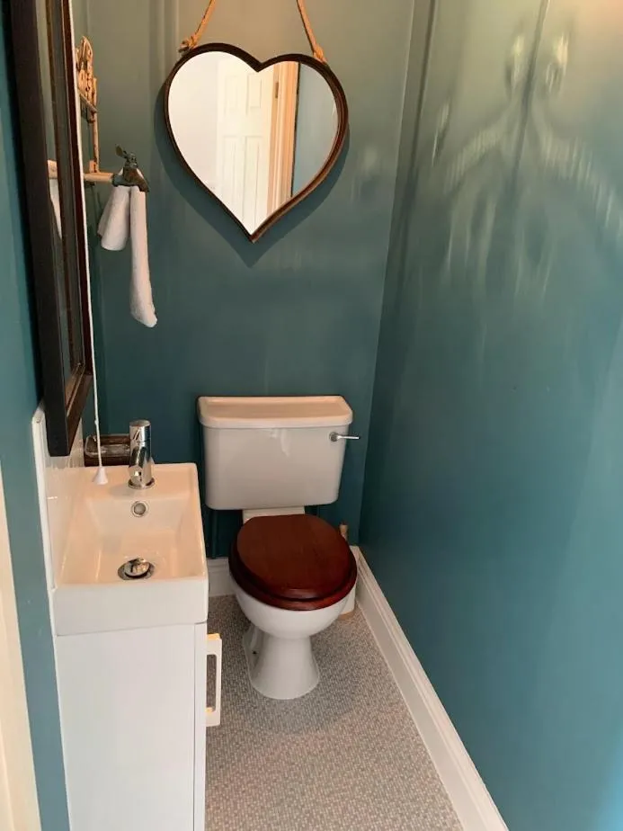 Toilet in The Albany Apartments