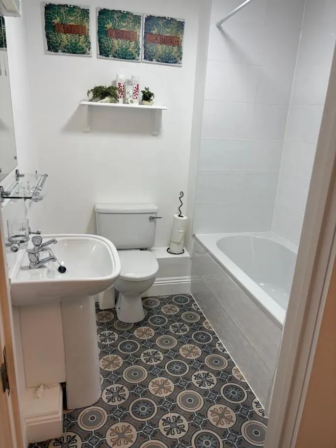 Toilet in The Albany Apartments