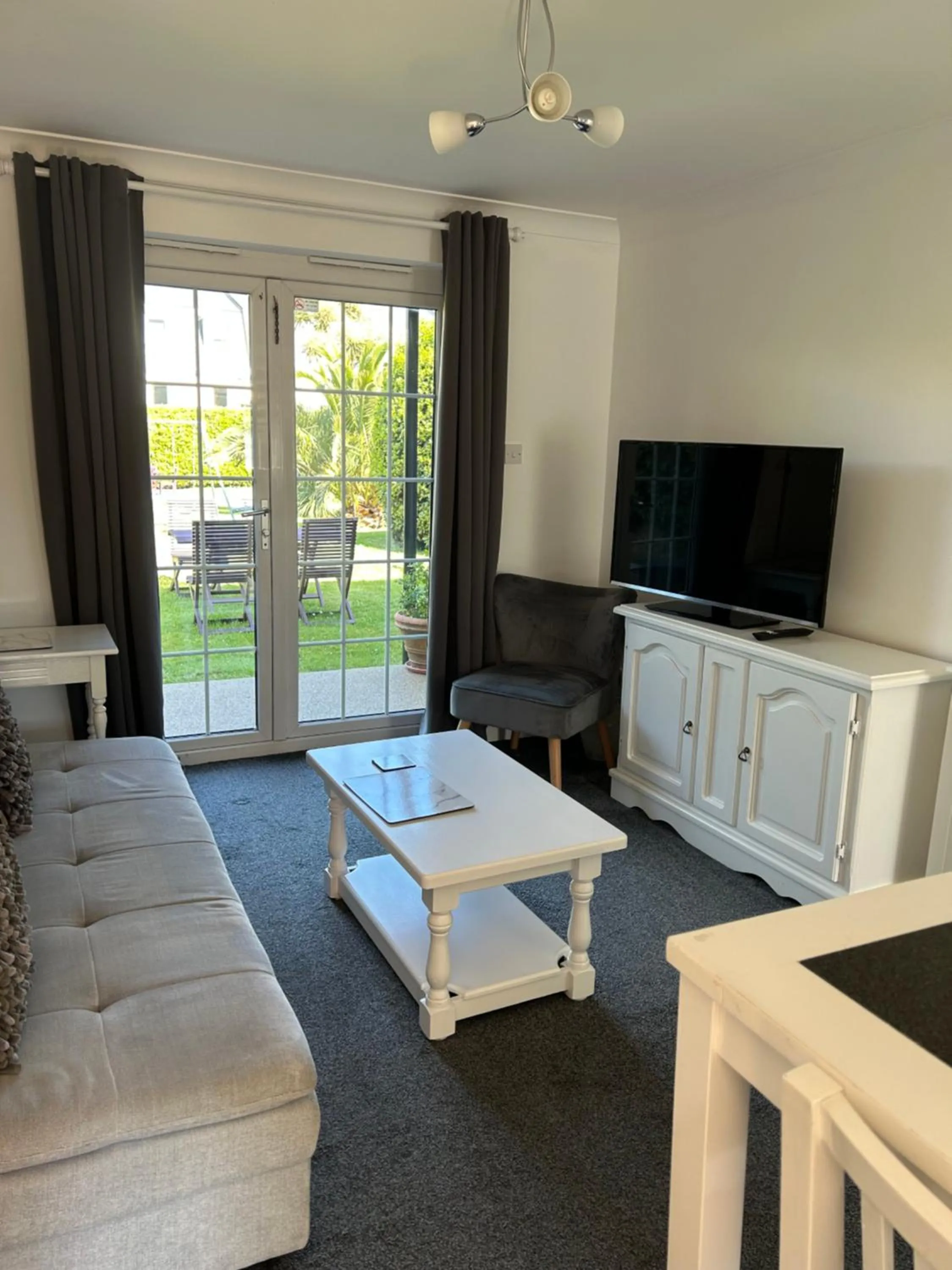 Living room in The Albany Apartments