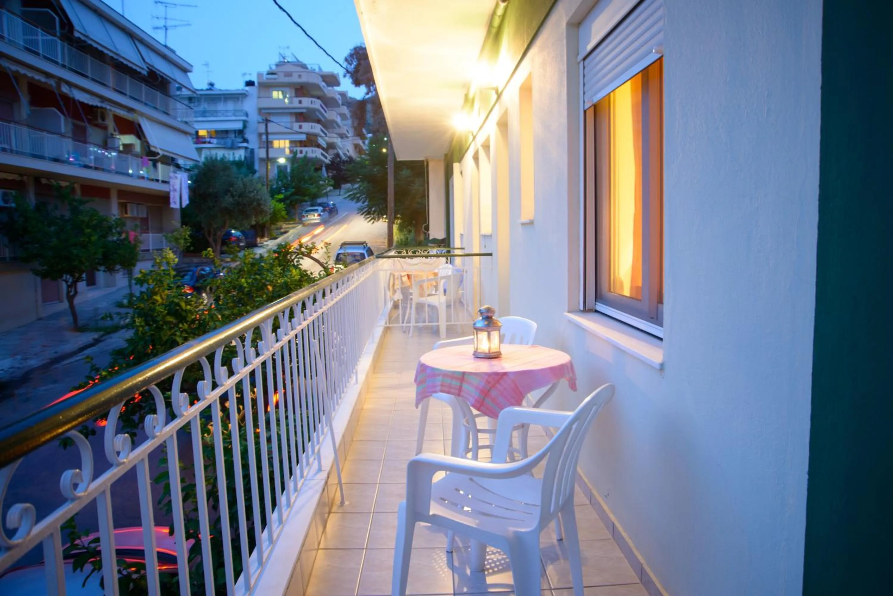 Balcony/Terrace in Mitrou Vasiliki Studios