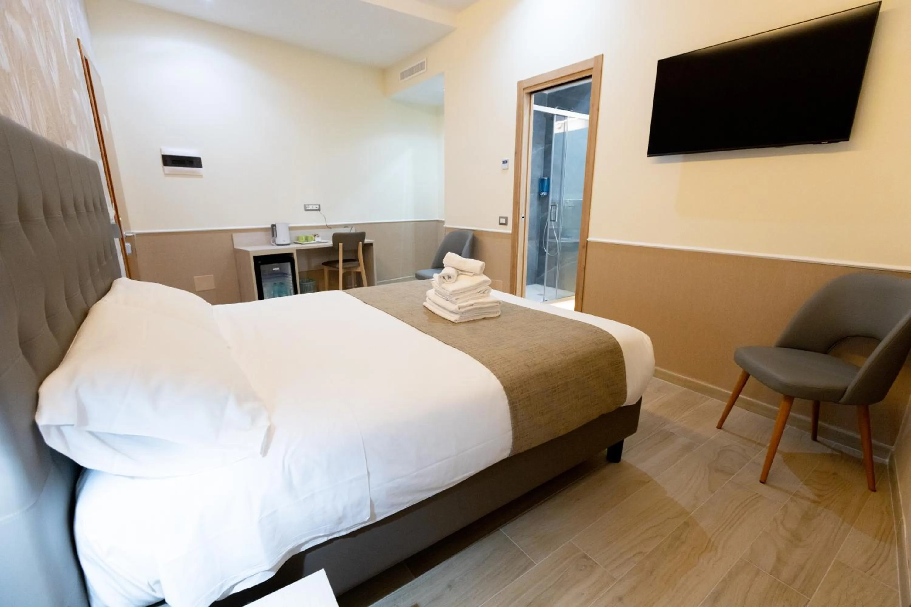 Bed in Hotel Maximus