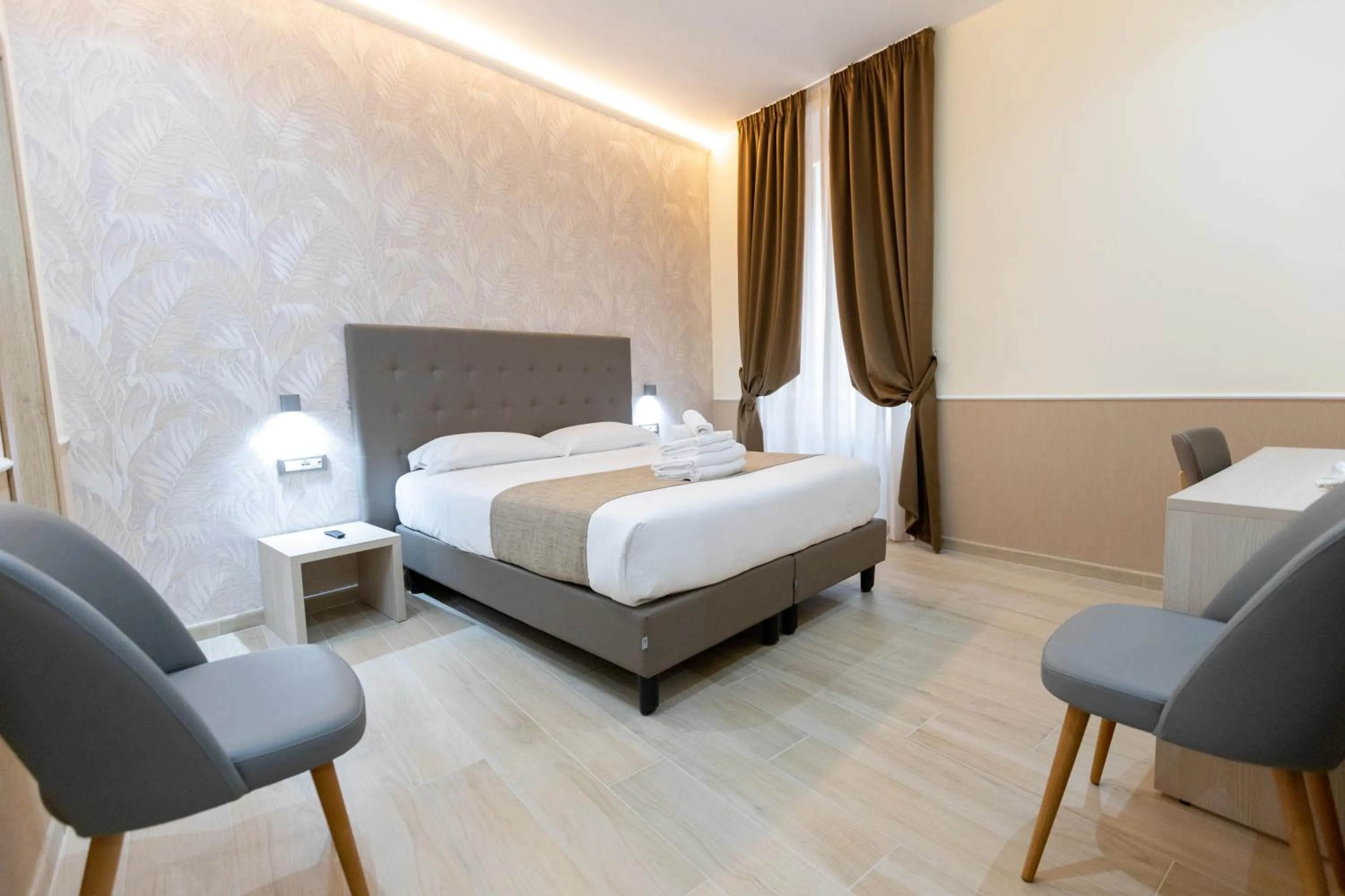 Bed in Hotel Maximus