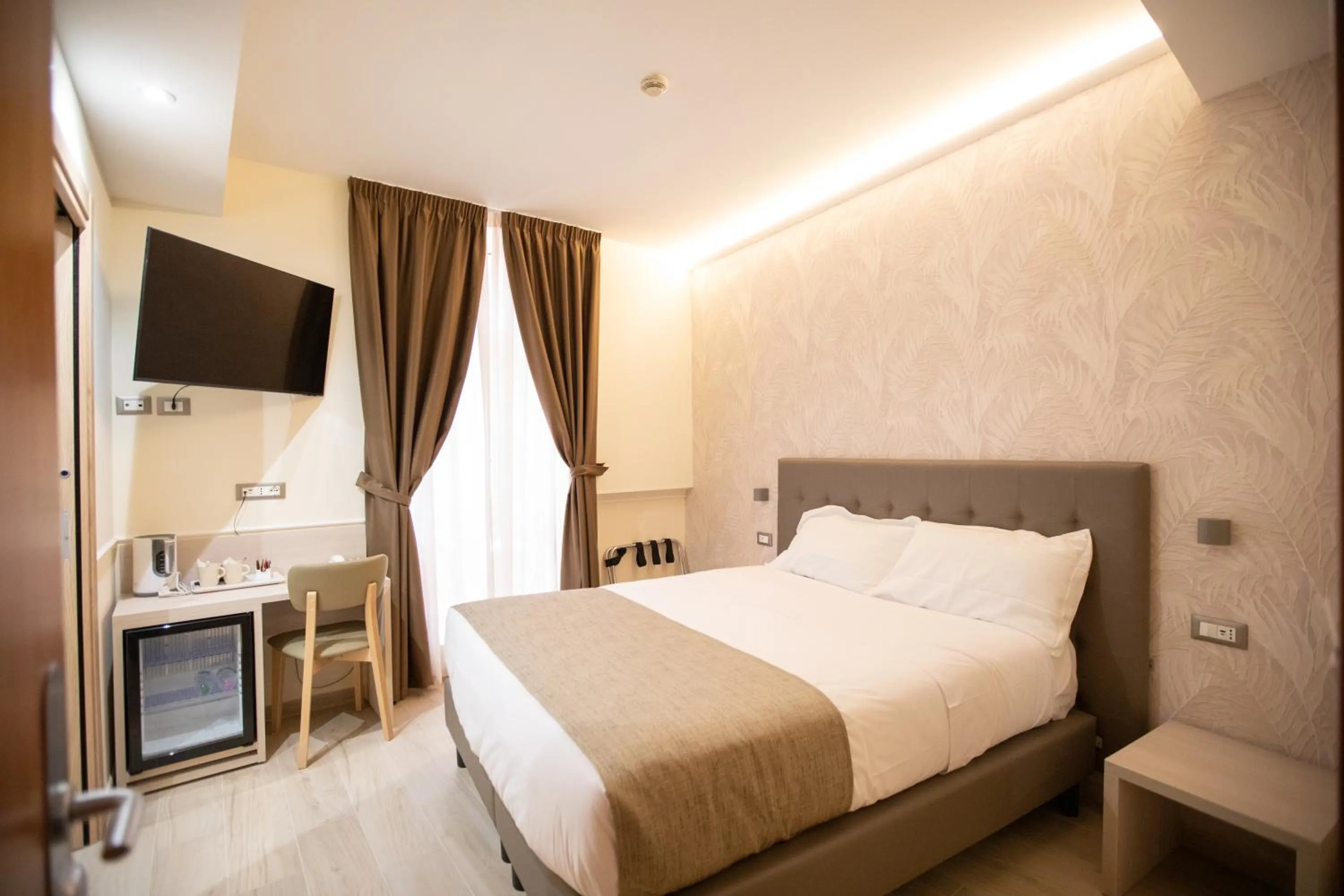 Bed in Hotel Maximus