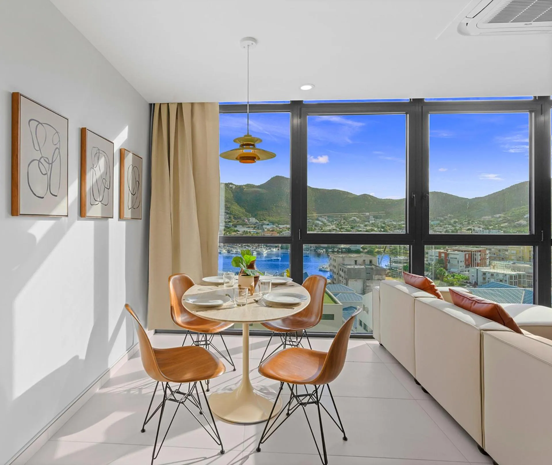 Living room in The Hills Residence