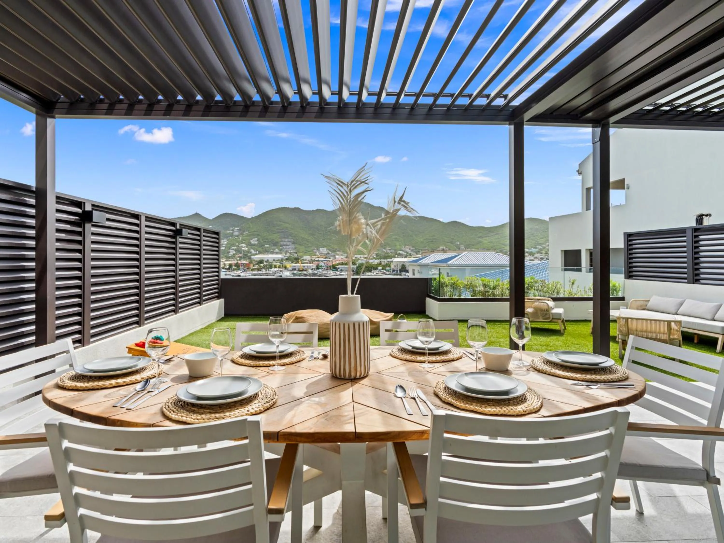 Patio in The Hills Residence