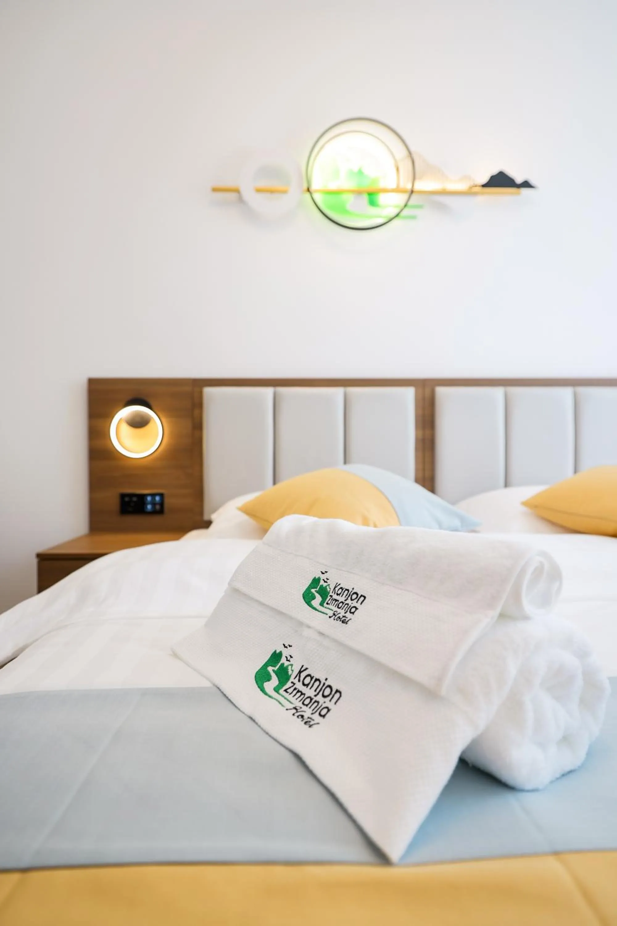 Bed in Hotel Kanjon Zrmanje