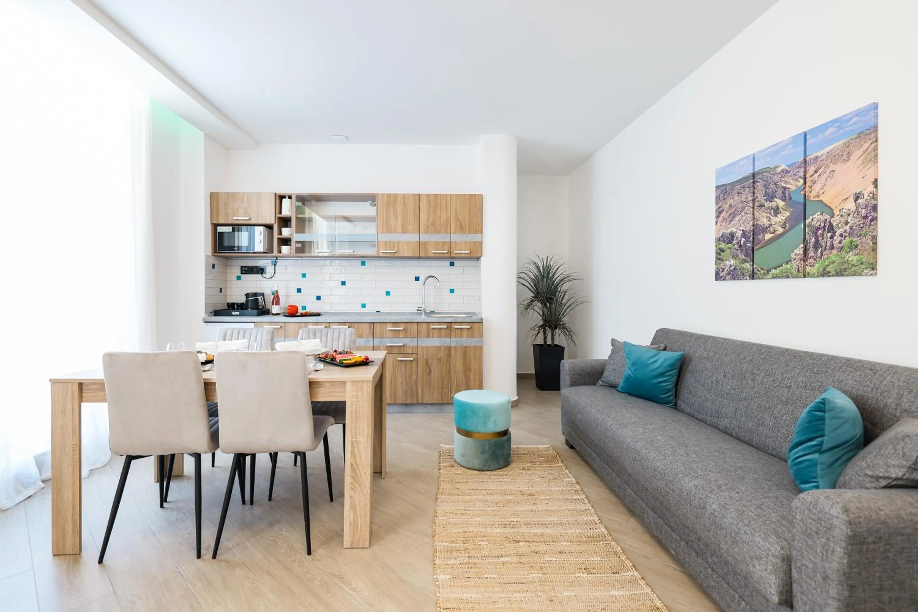 Kitchen or kitchenette in Hotel Kanjon Zrmanje