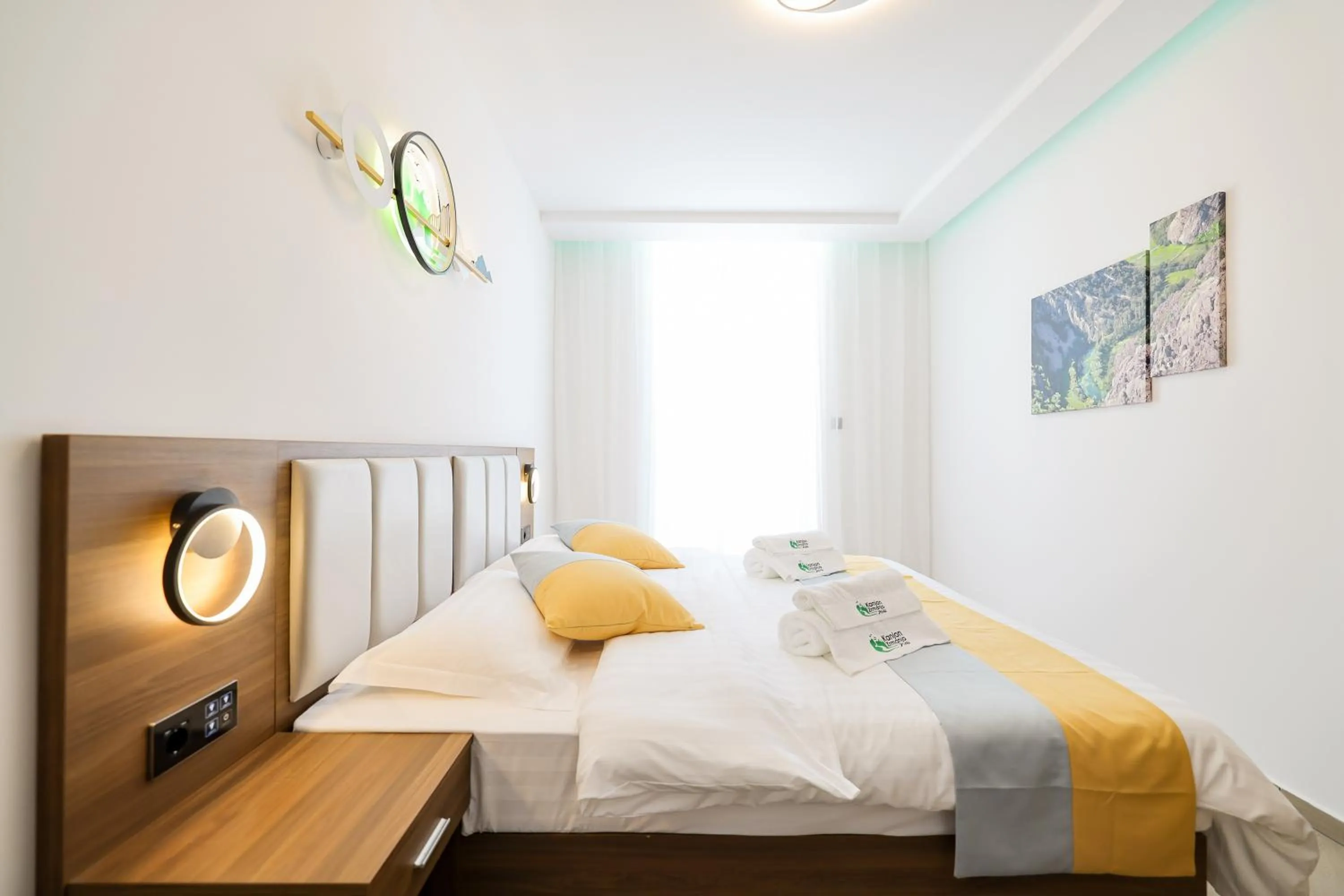 Bed in Hotel Kanjon Zrmanje