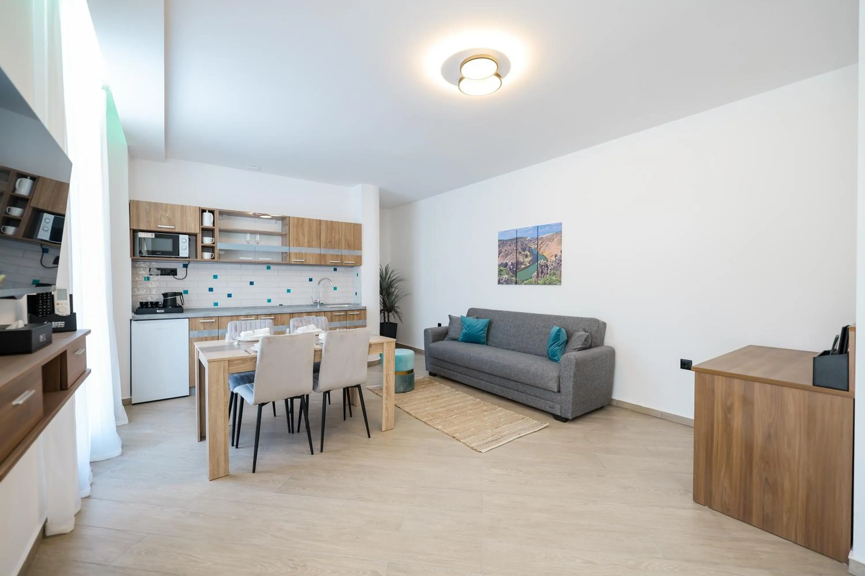 Kitchen or kitchenette in Hotel Kanjon Zrmanje