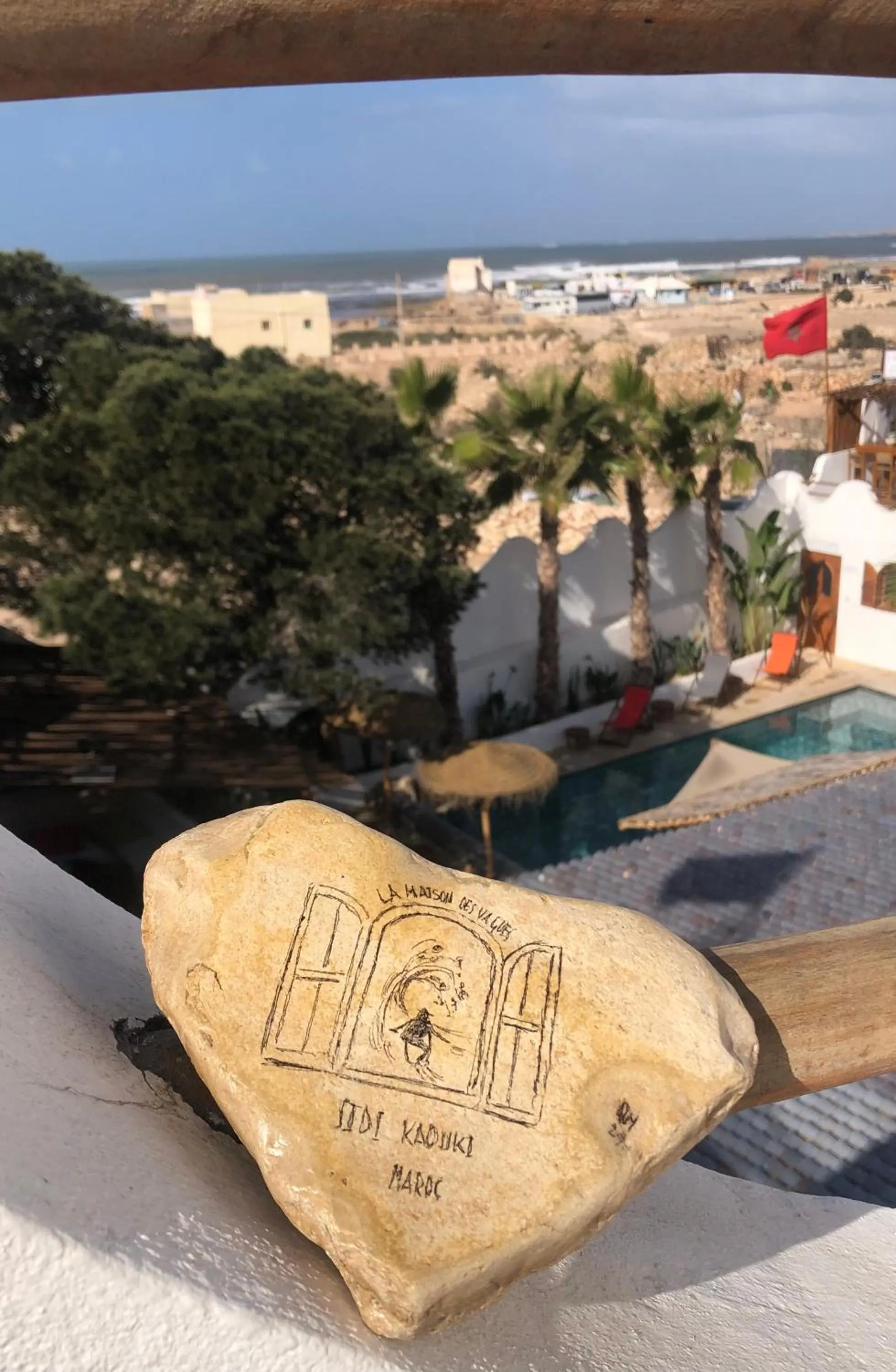 Garden in La Maison des Vagues