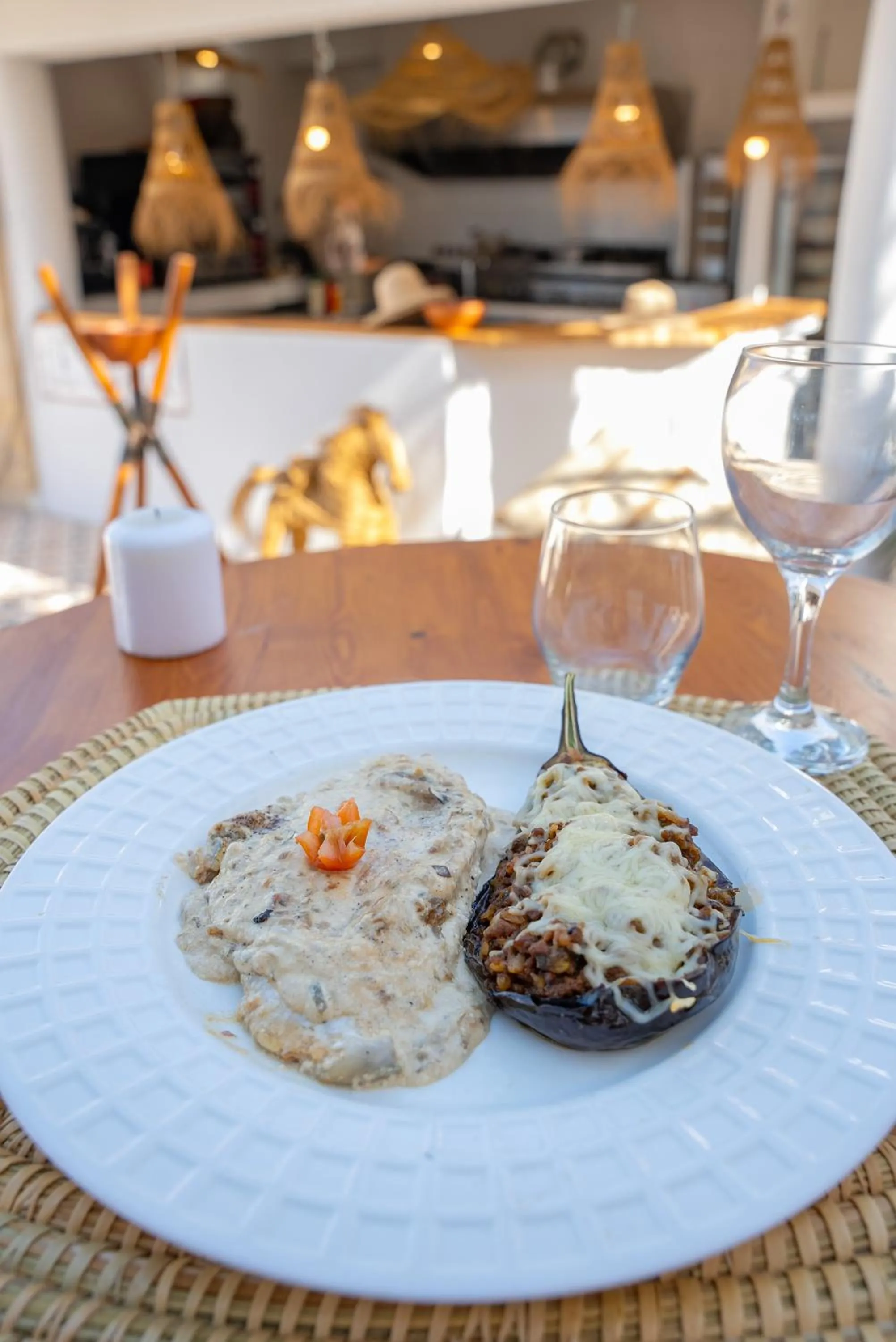 Food in La Maison des Vagues