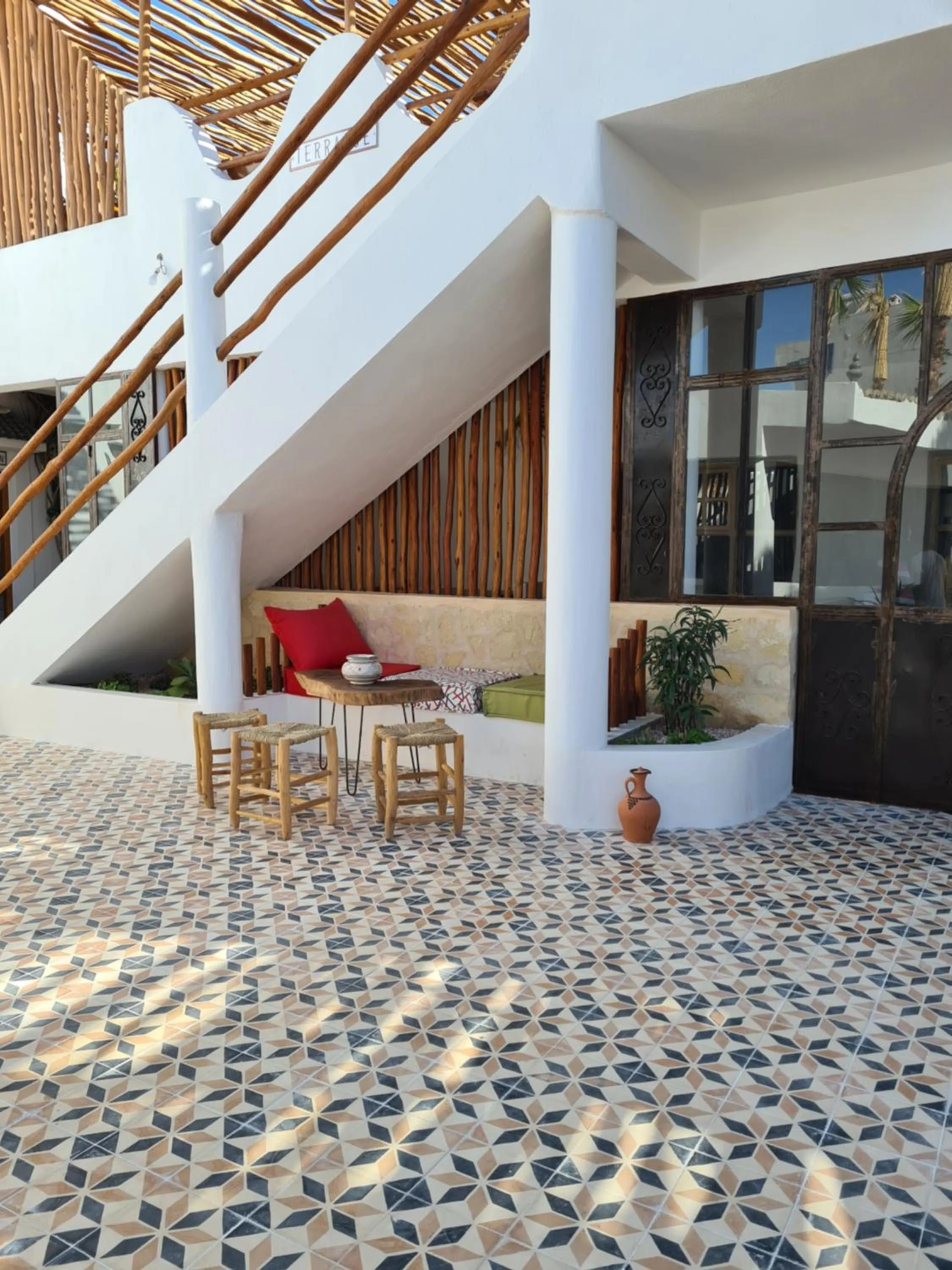 Patio in La Maison des Vagues