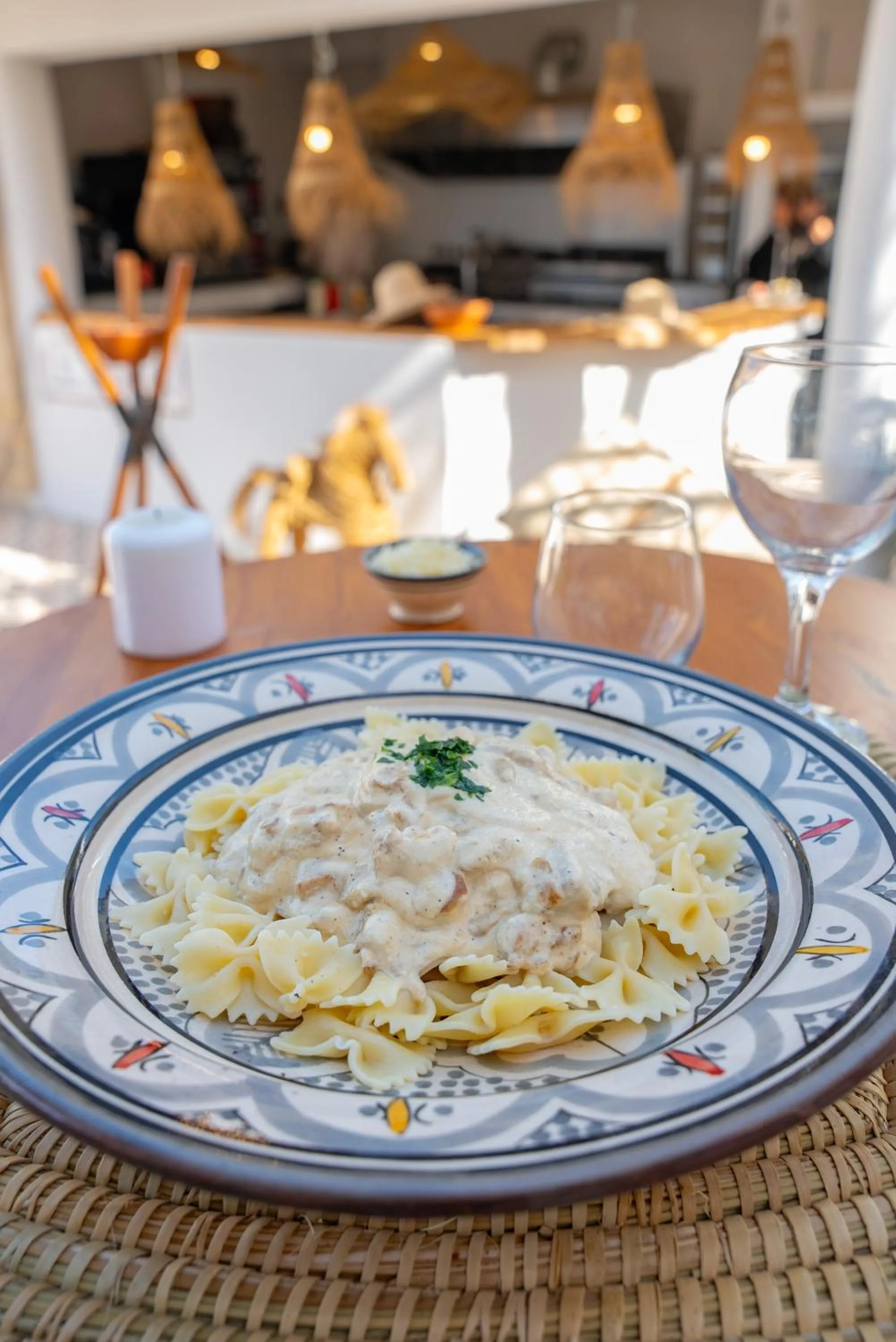 Food in La Maison des Vagues