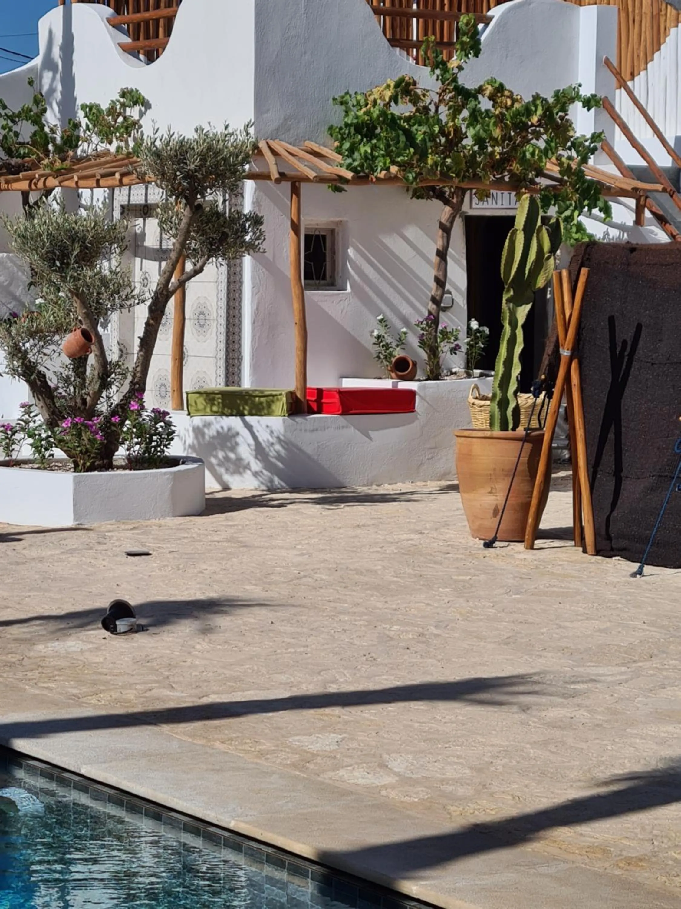 Patio in La Maison des Vagues