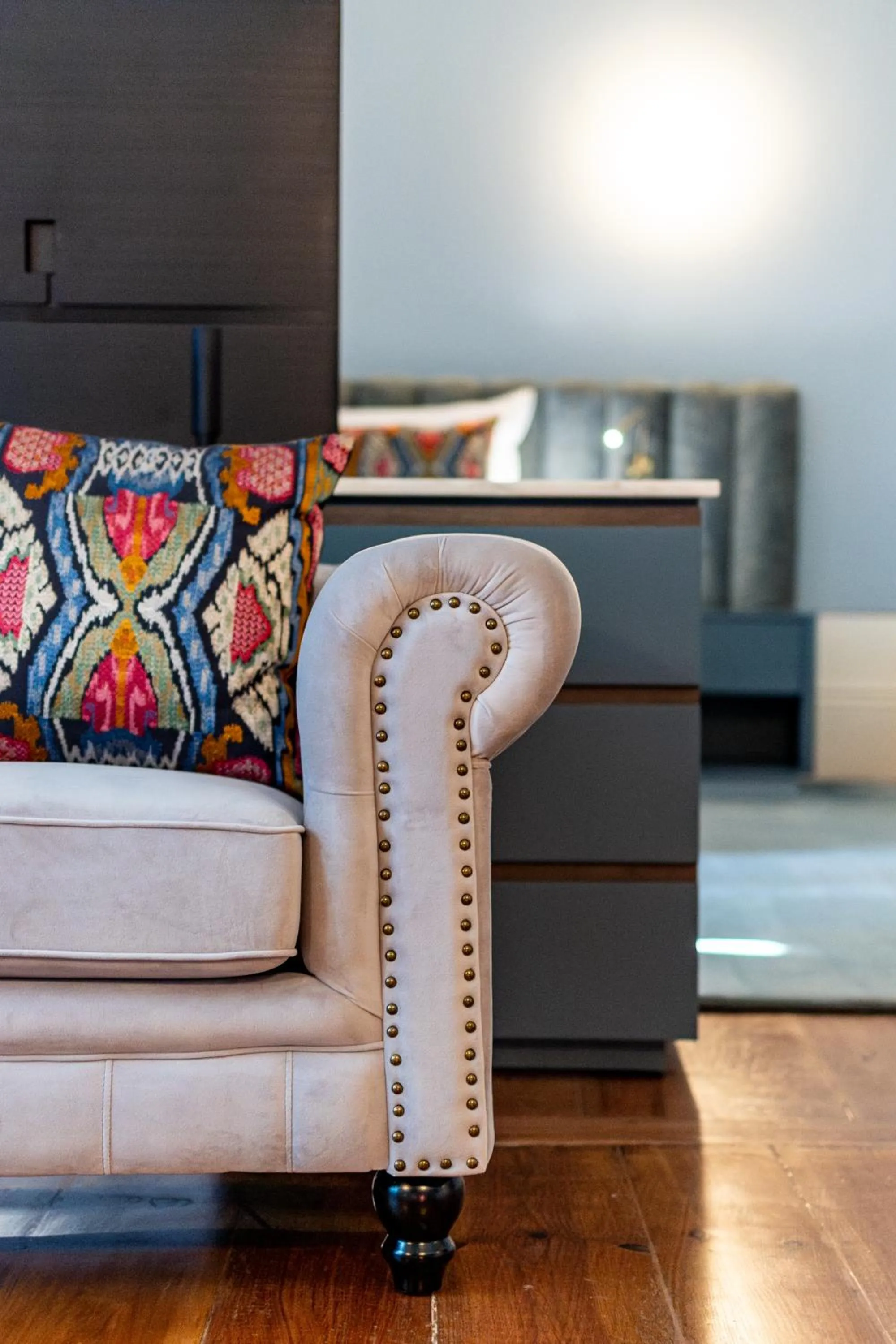 Living room in Maison Bleue