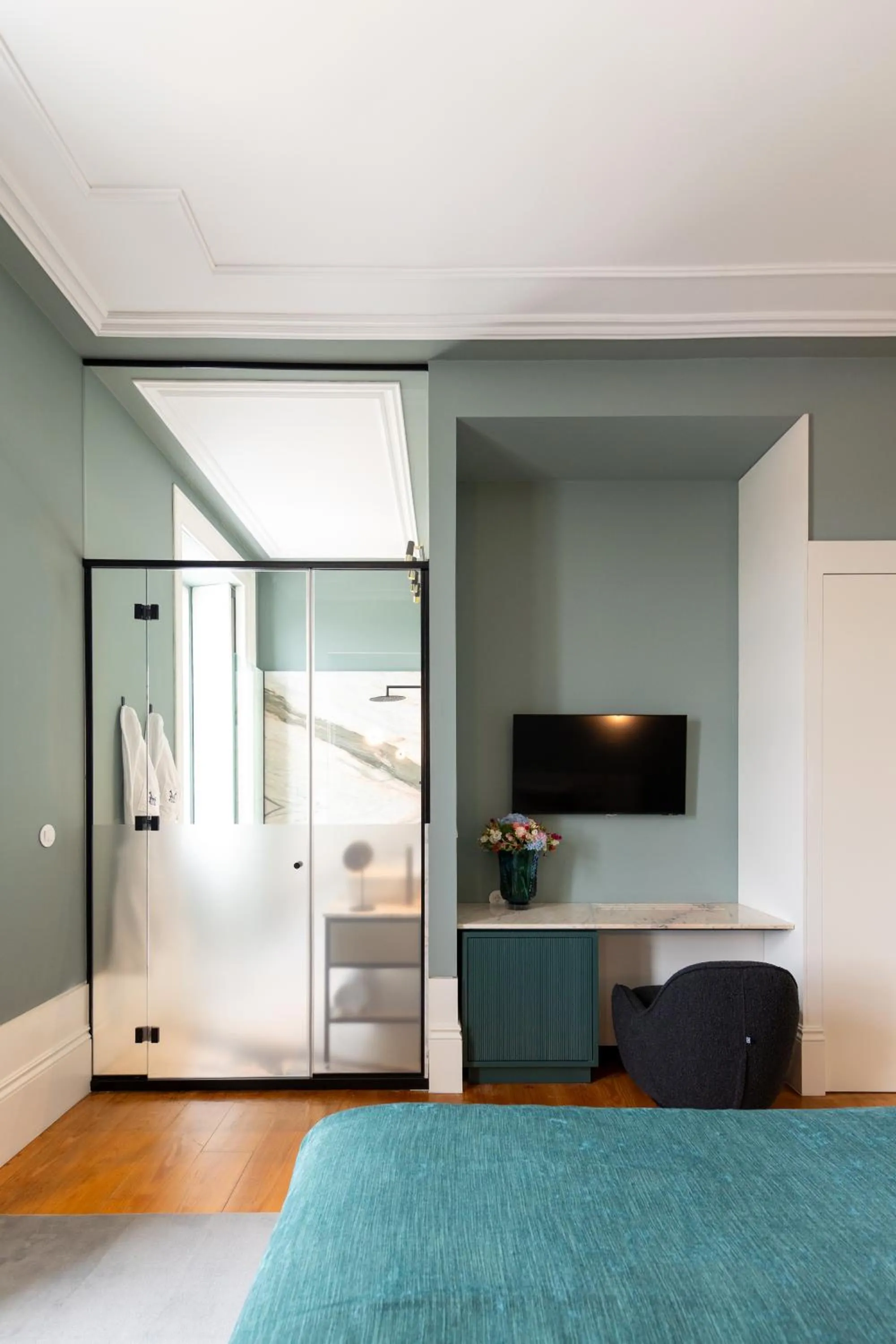 Bedroom in Maison Bleue