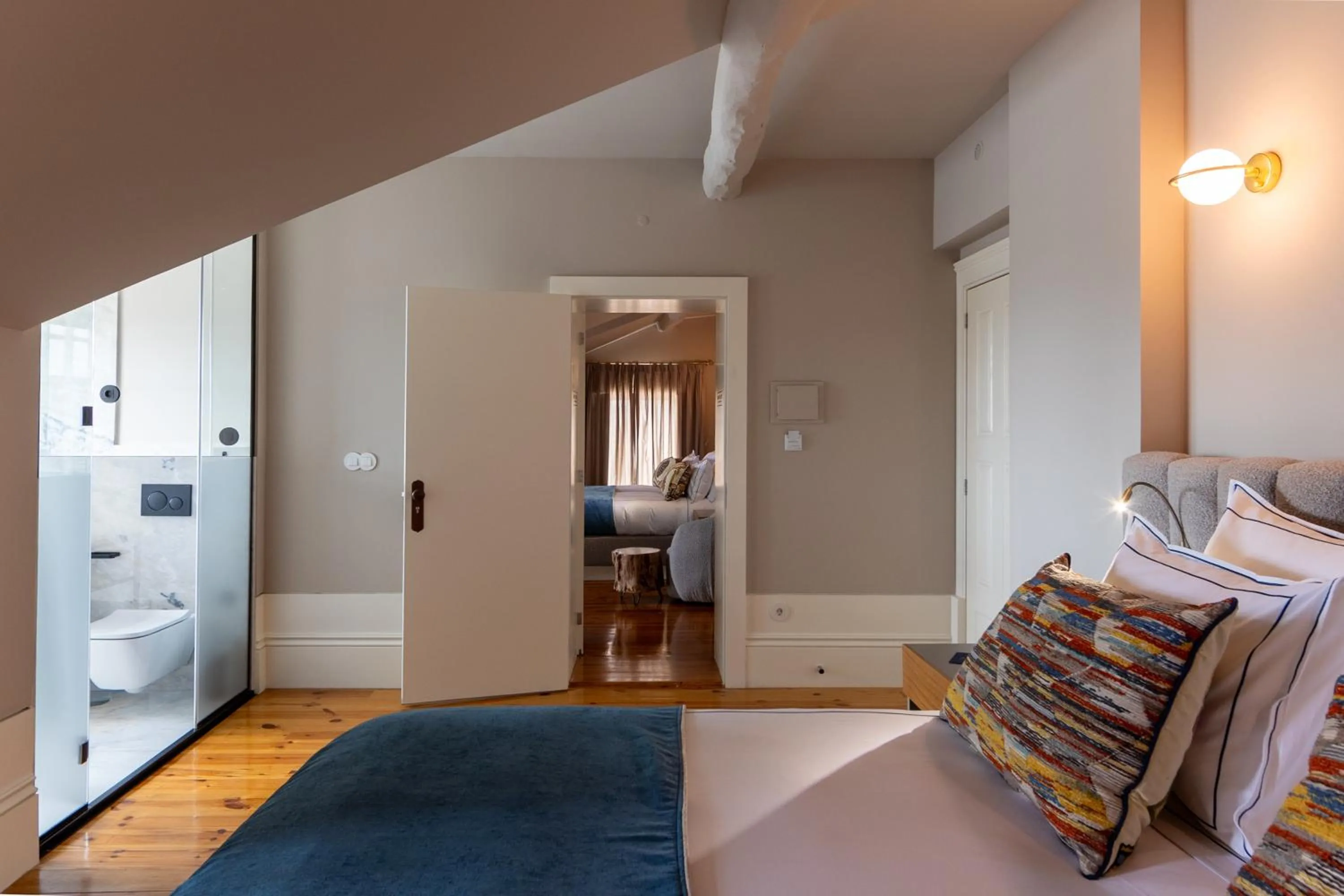 Bedroom in Maison Bleue