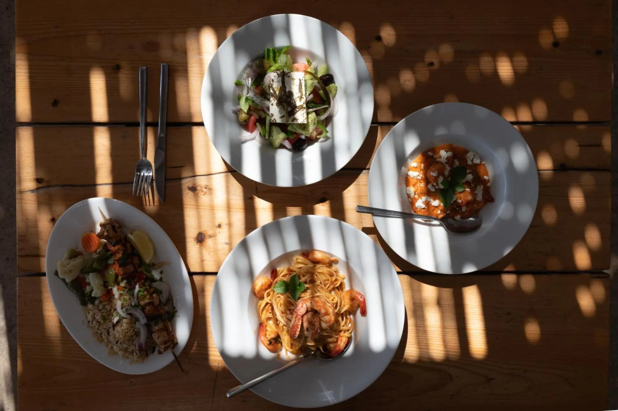 Food and drinks in Prasonisi Light House Boutique Hotel