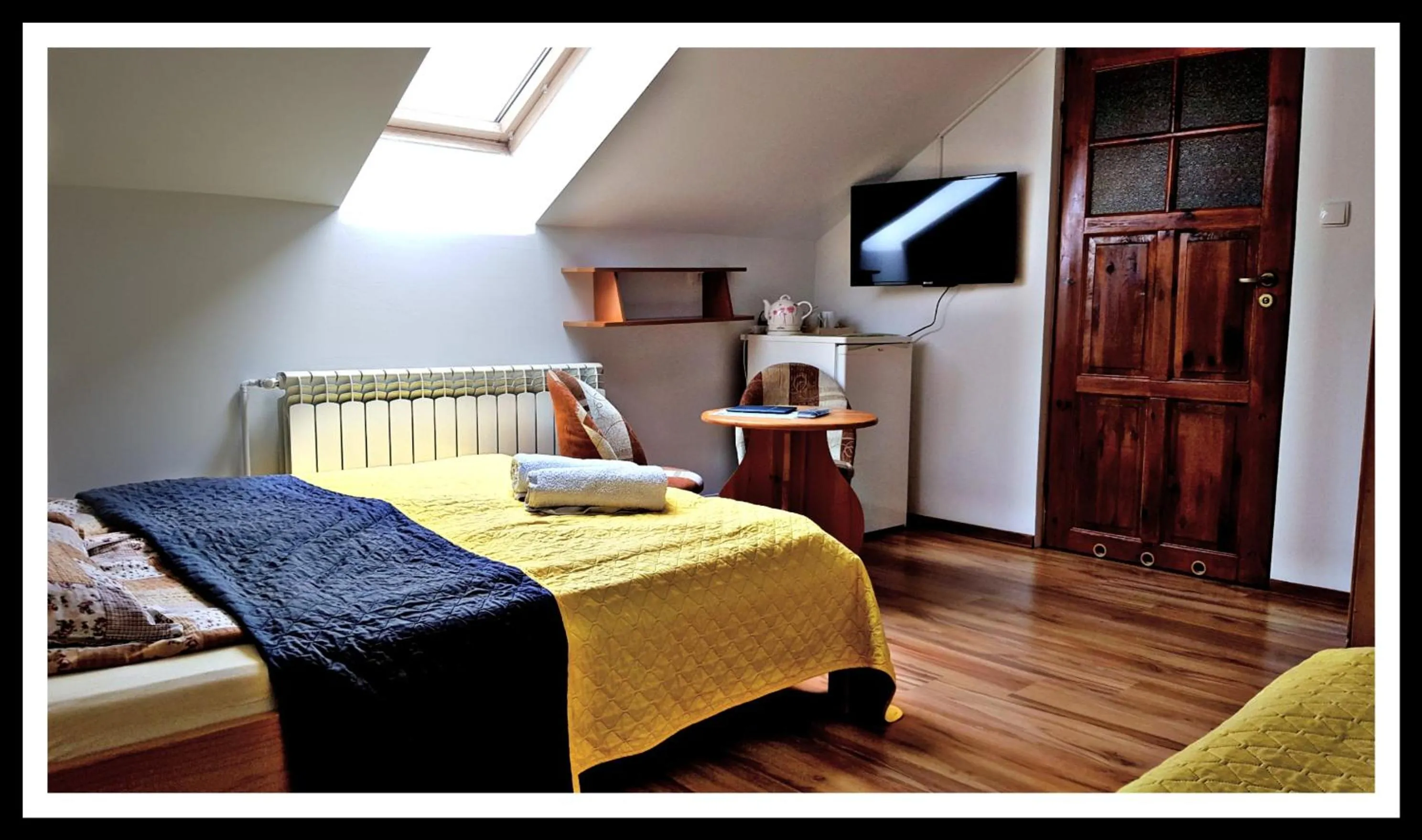 Seating area, Bed in Leśne Berdo Przysłup