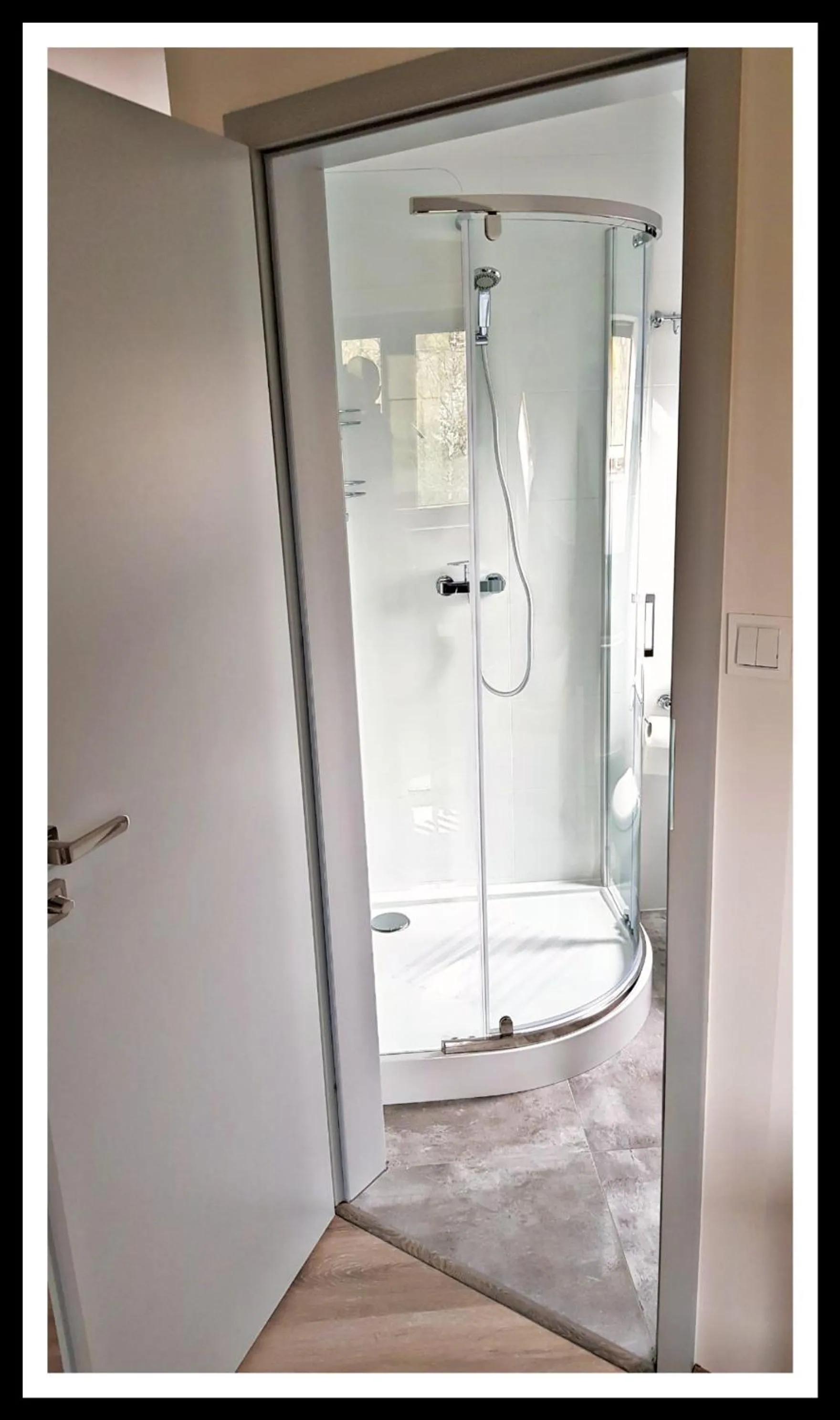 Shower in Leśne Berdo Przysłup