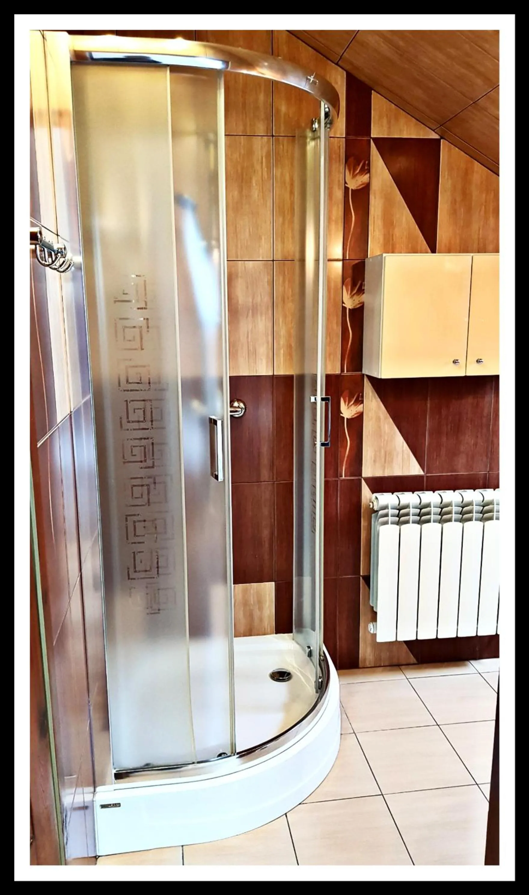 Shower in Leśne Berdo Przysłup
