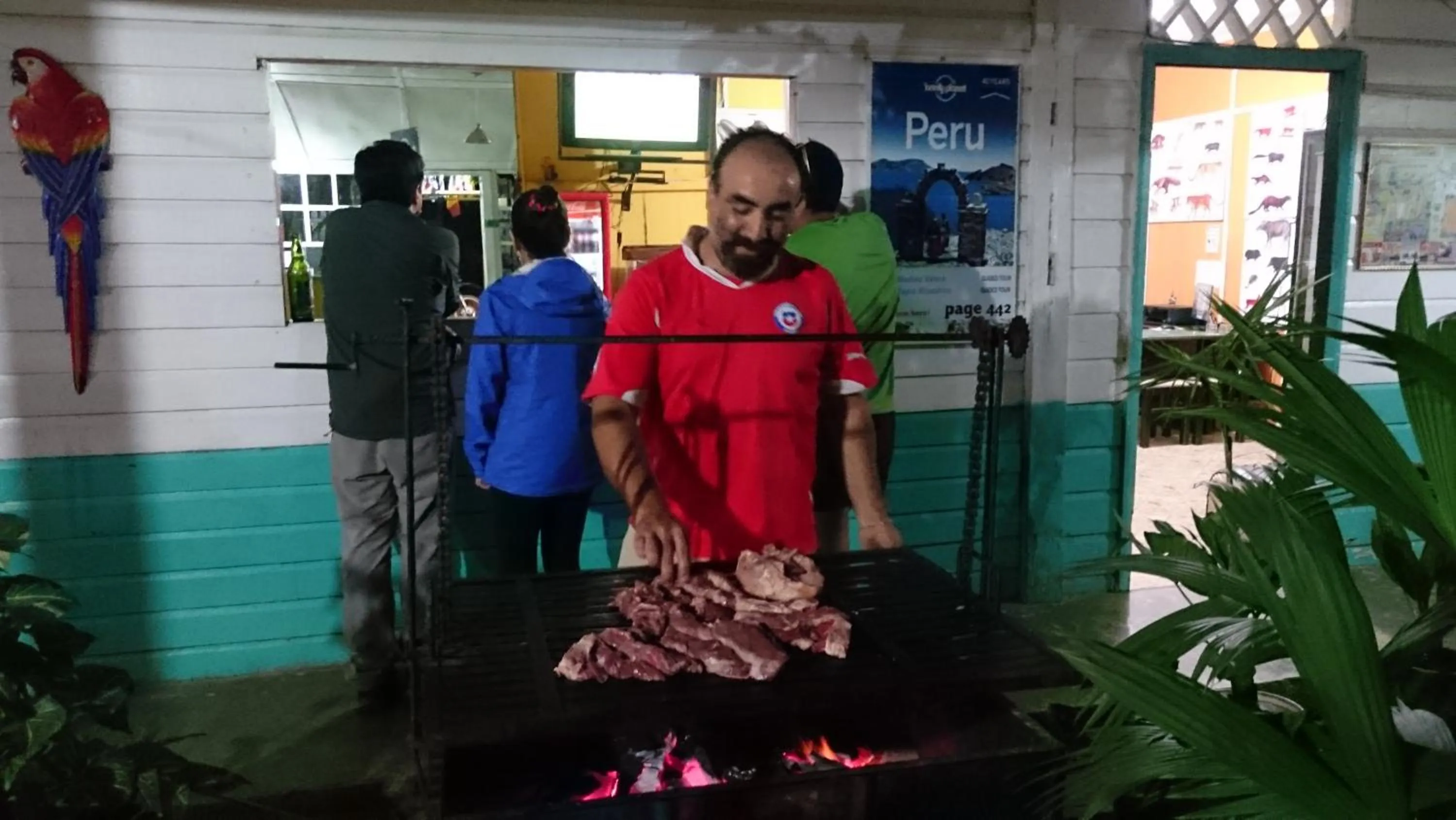 group of guests in Tambopata Hostel