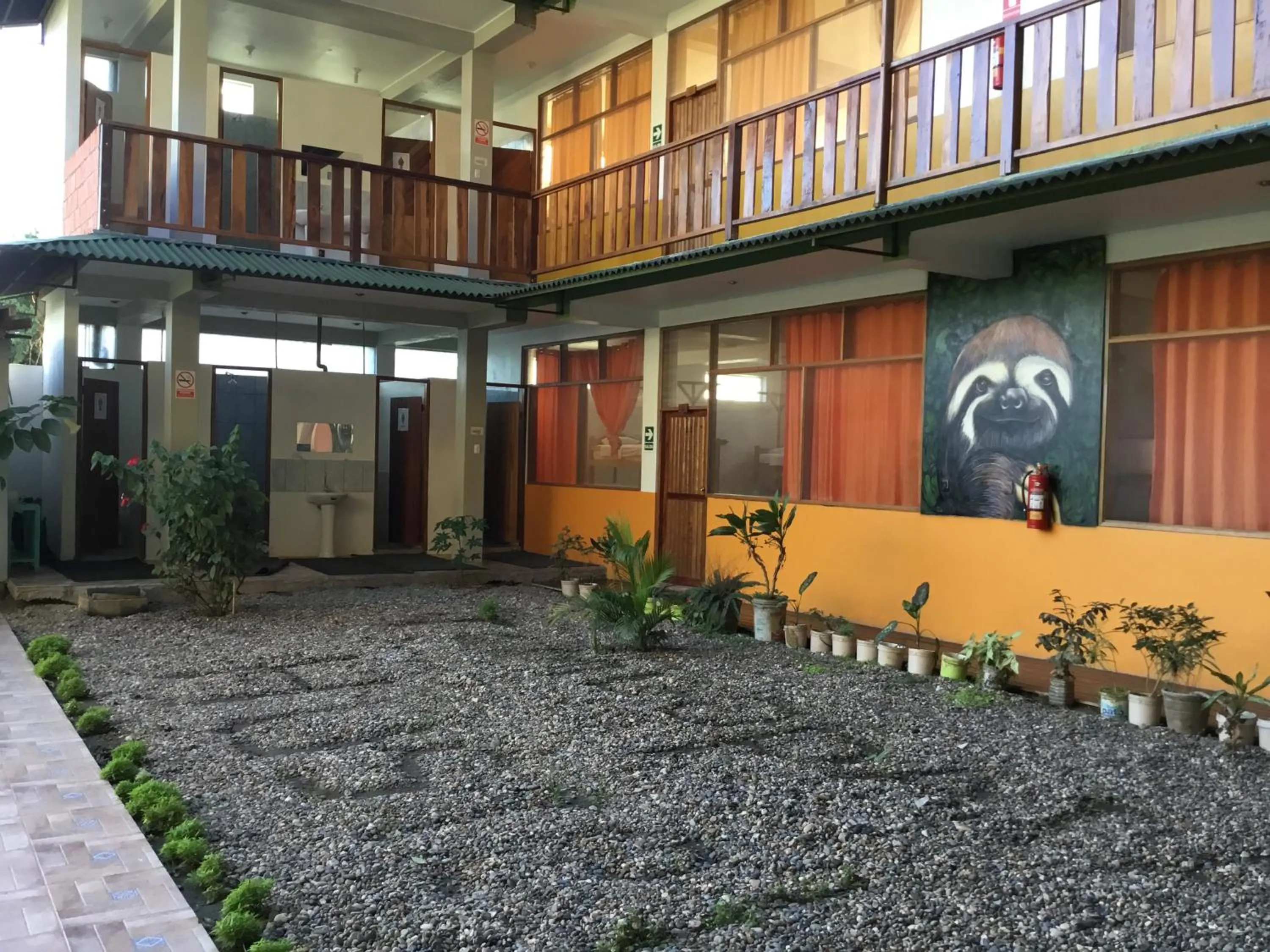 Property building in Tambopata Hostel