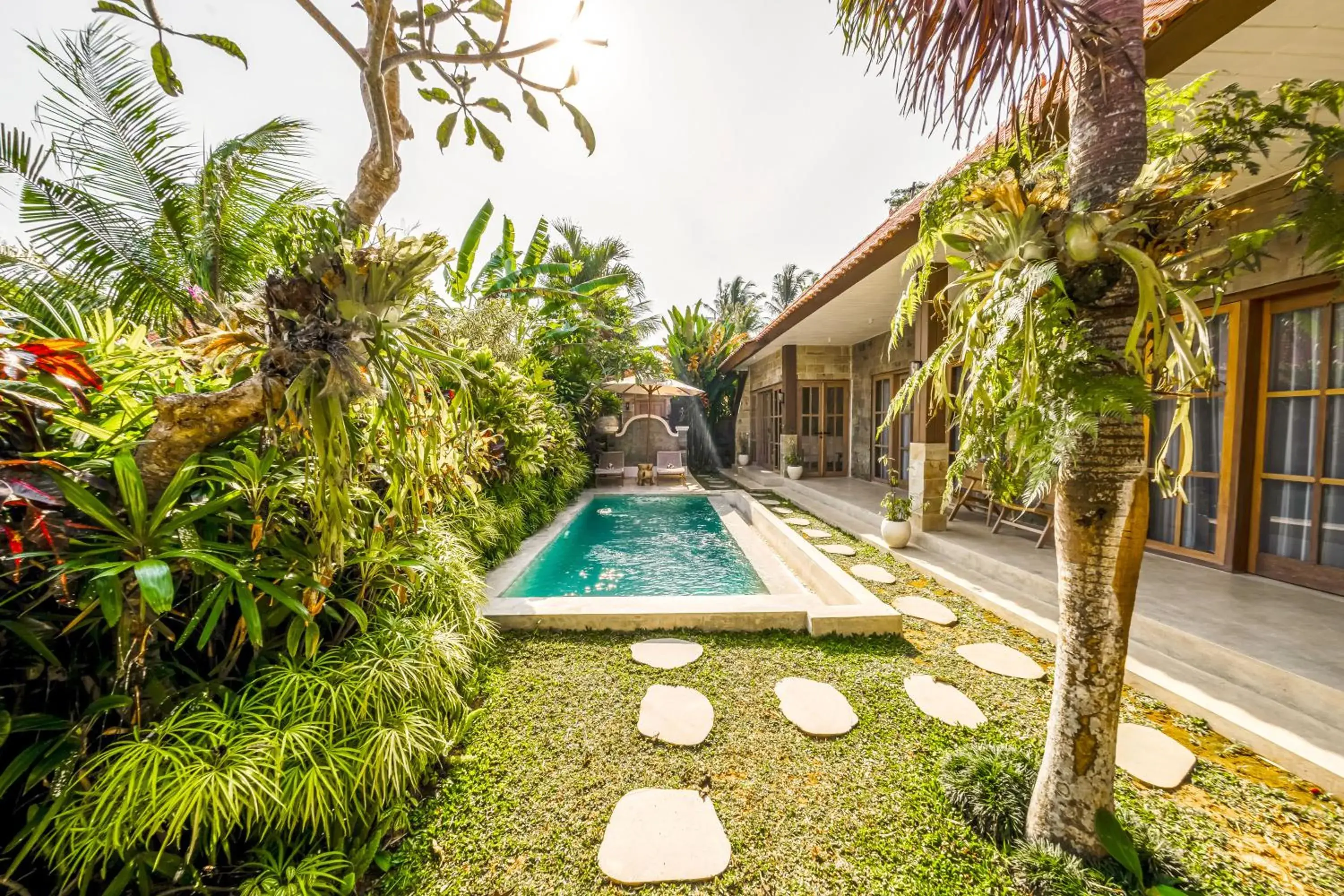 Property building in Nyaman Villas by EVDEkimi - Romantic escape among rice fields with Pool, Terrace - Long stay extras Property building in Nyaman Villas by EVDEkimi - Romantic escape among rice fields with Pool, Terrace - Long stay extras