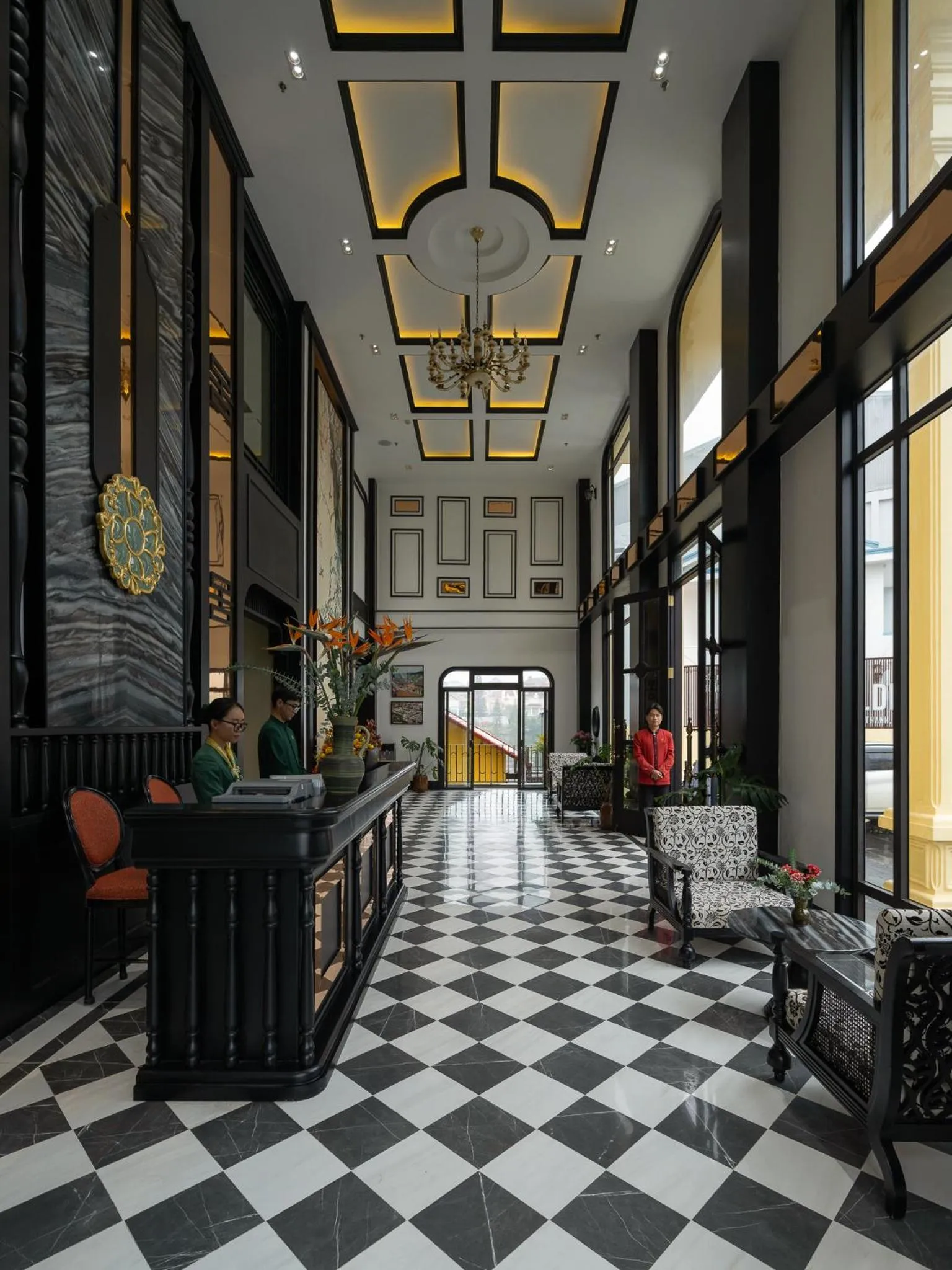 Lobby or reception in Goldient Boutique Hotel