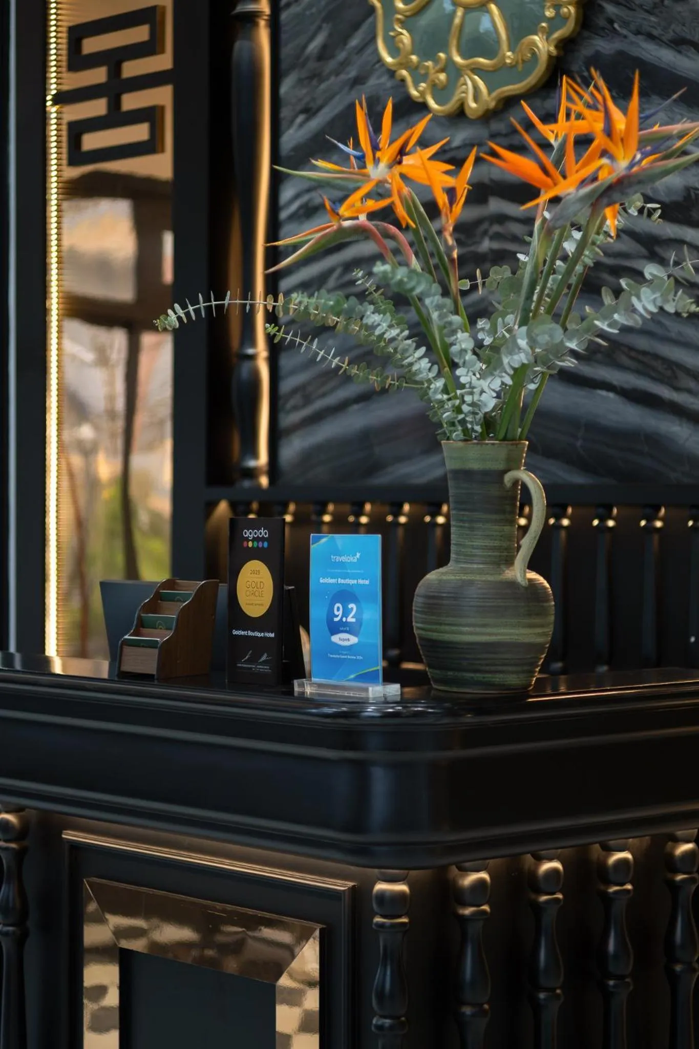 Lobby or reception in Goldient Boutique Hotel