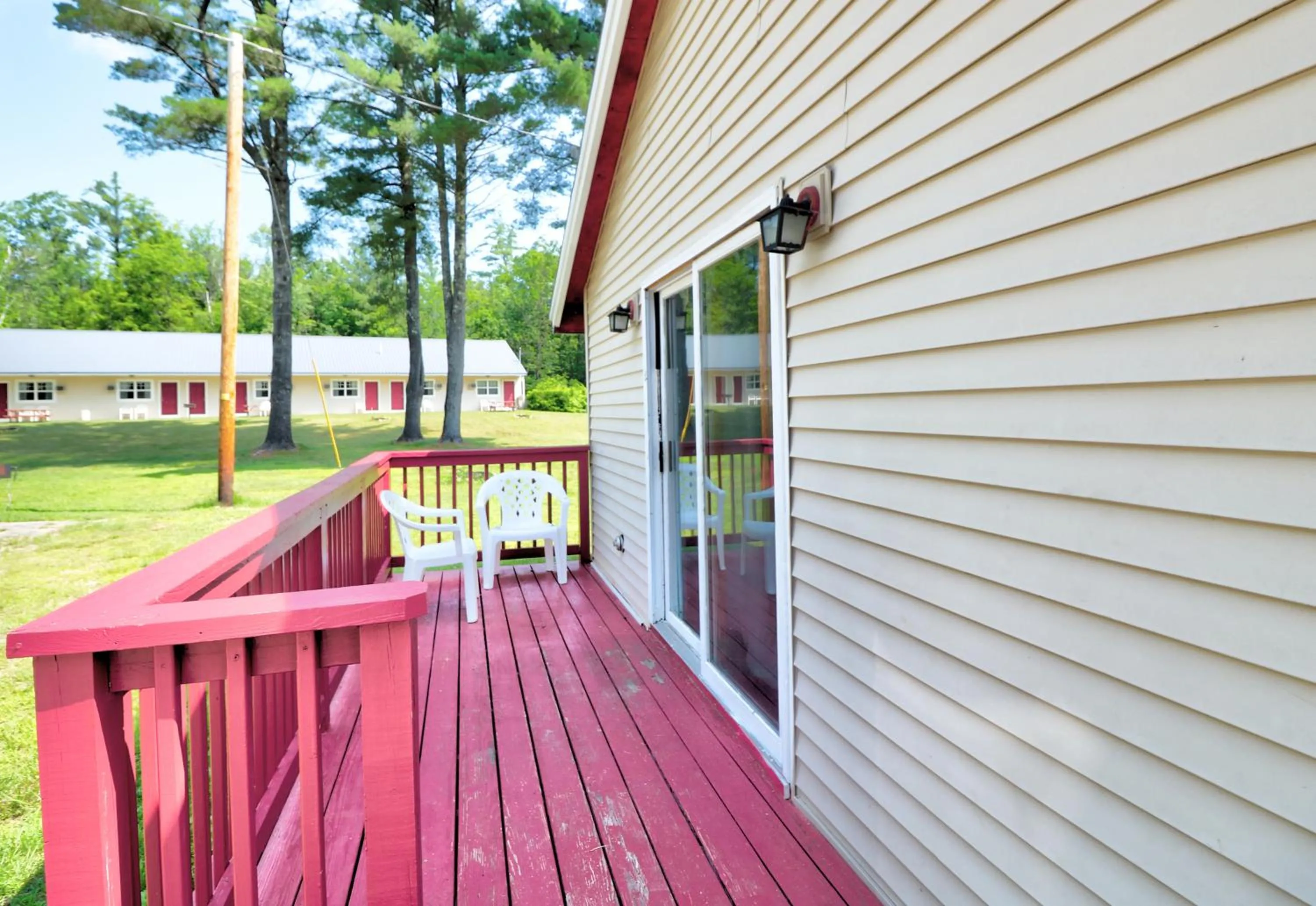 Patio in The Villager Motel