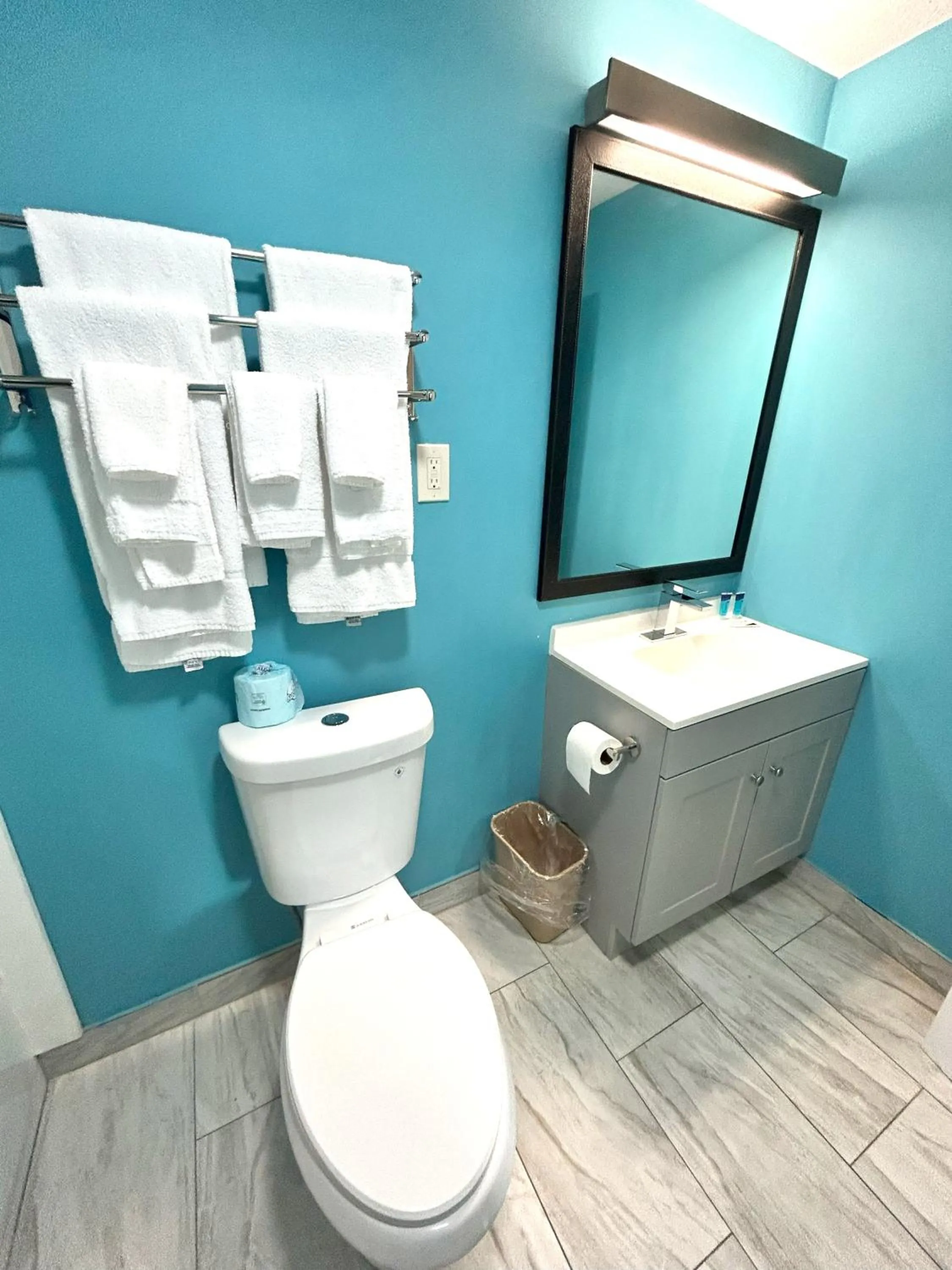 Bathroom in The Villager Motel