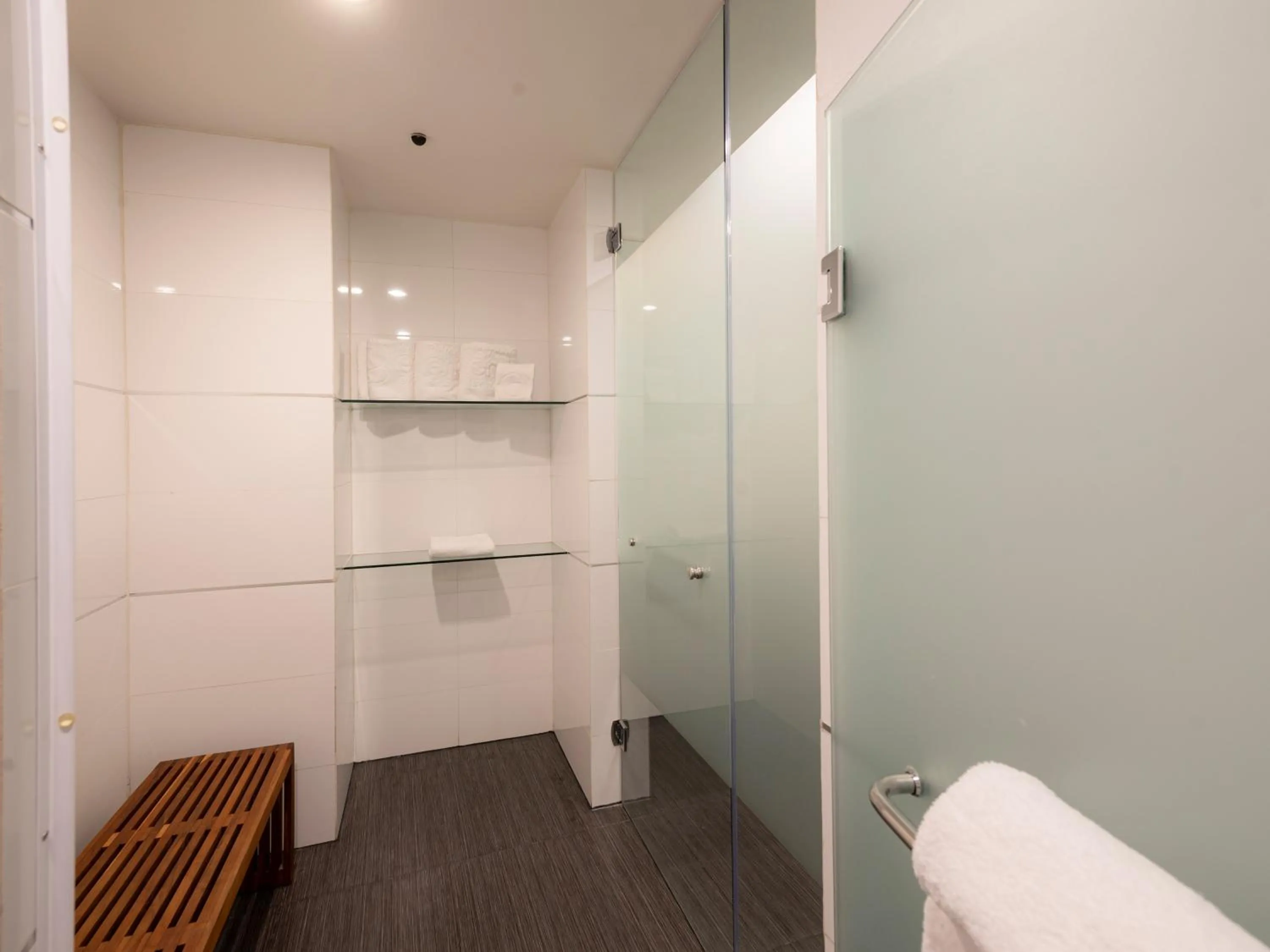 Bathroom in Ramada Encore by Wyndham Queretaro