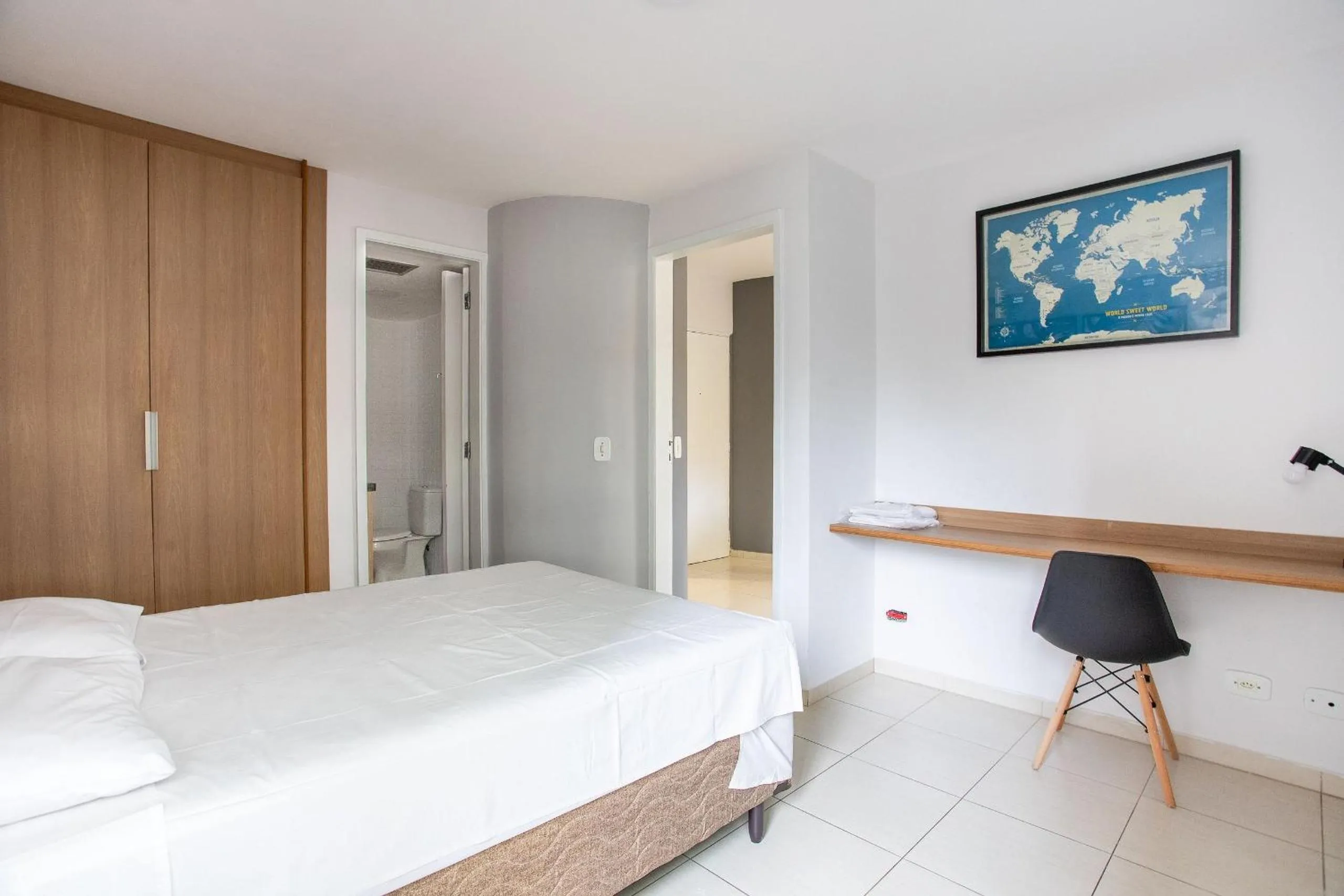 Bedroom, Bed in Impecável c/ Garagem prox metrô hospitais e mto +!