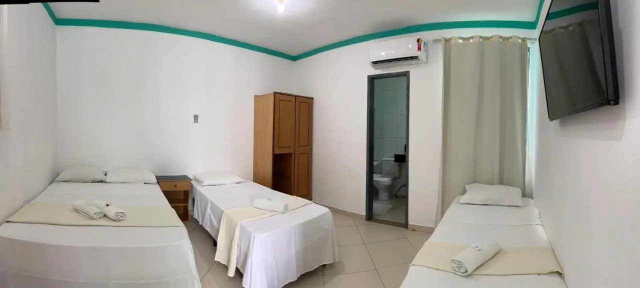 Bedroom, Bed in Pousada Santa Fé