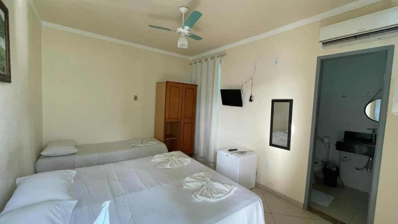 Bedroom, Bed in Pousada Santa Fé