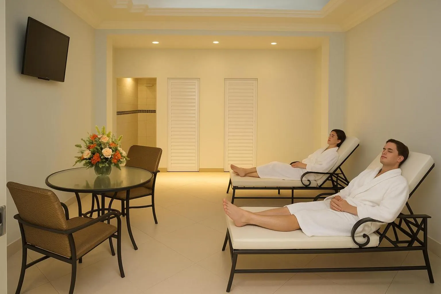 Steam room in Havana Palace Hotel II