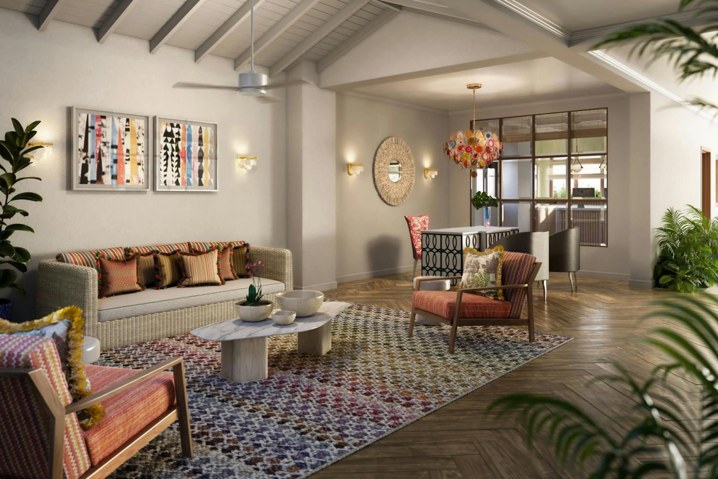 Lobby or reception in Treasure Beach by Elegant Hotels - All-Inclusive, Adults Only