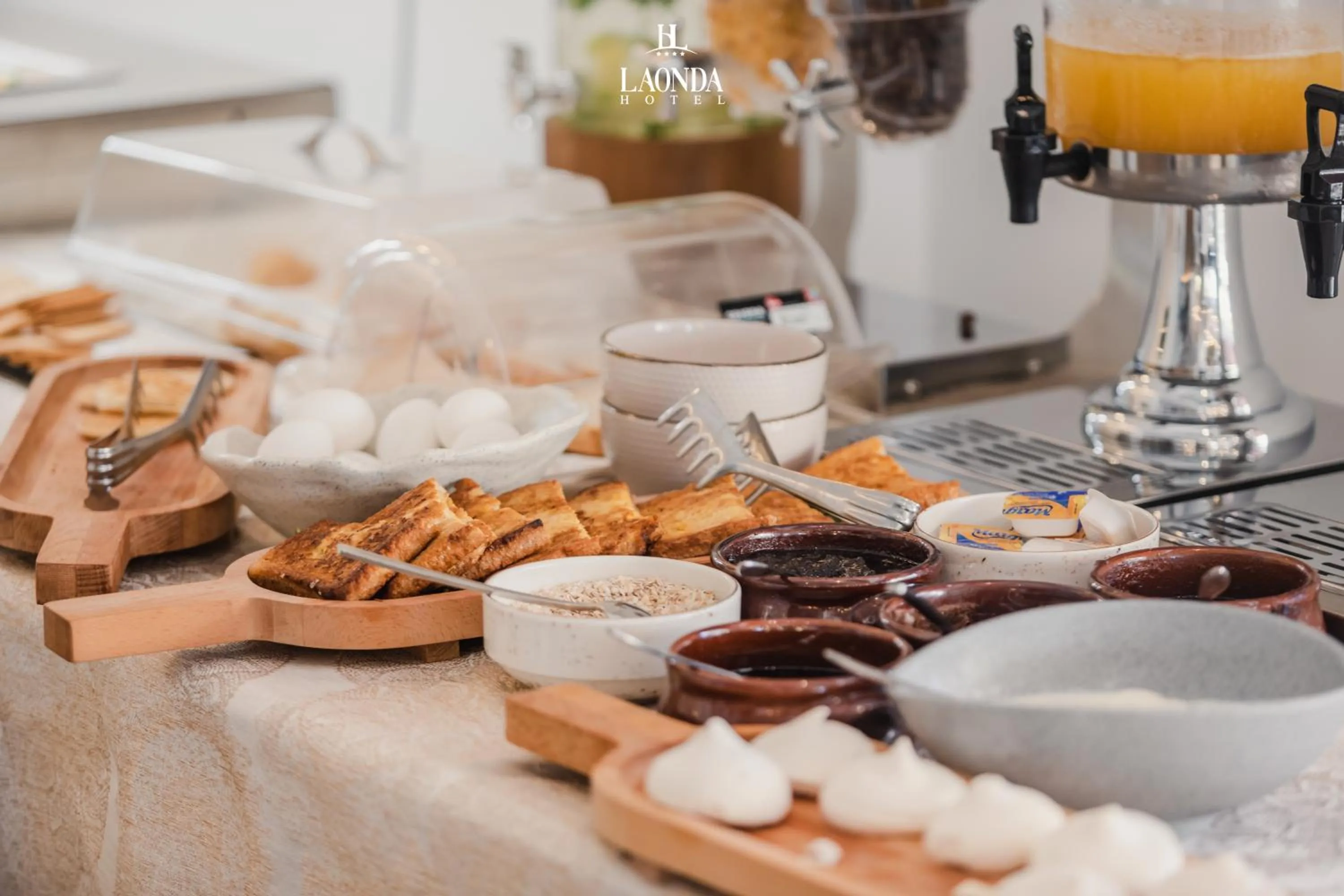 Buffet breakfast in La Onda Hotel Durres