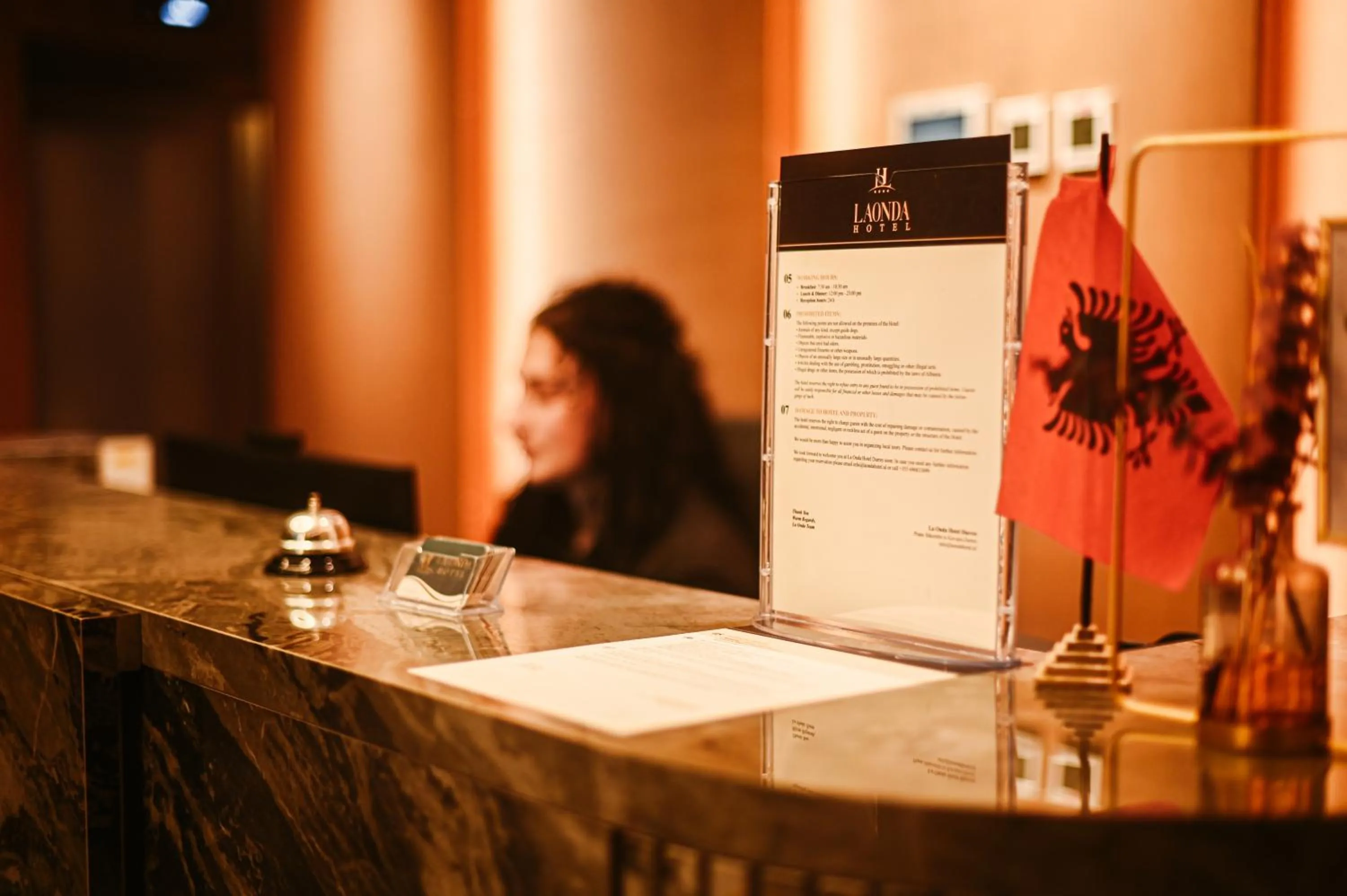 People in La Onda Hotel Durres