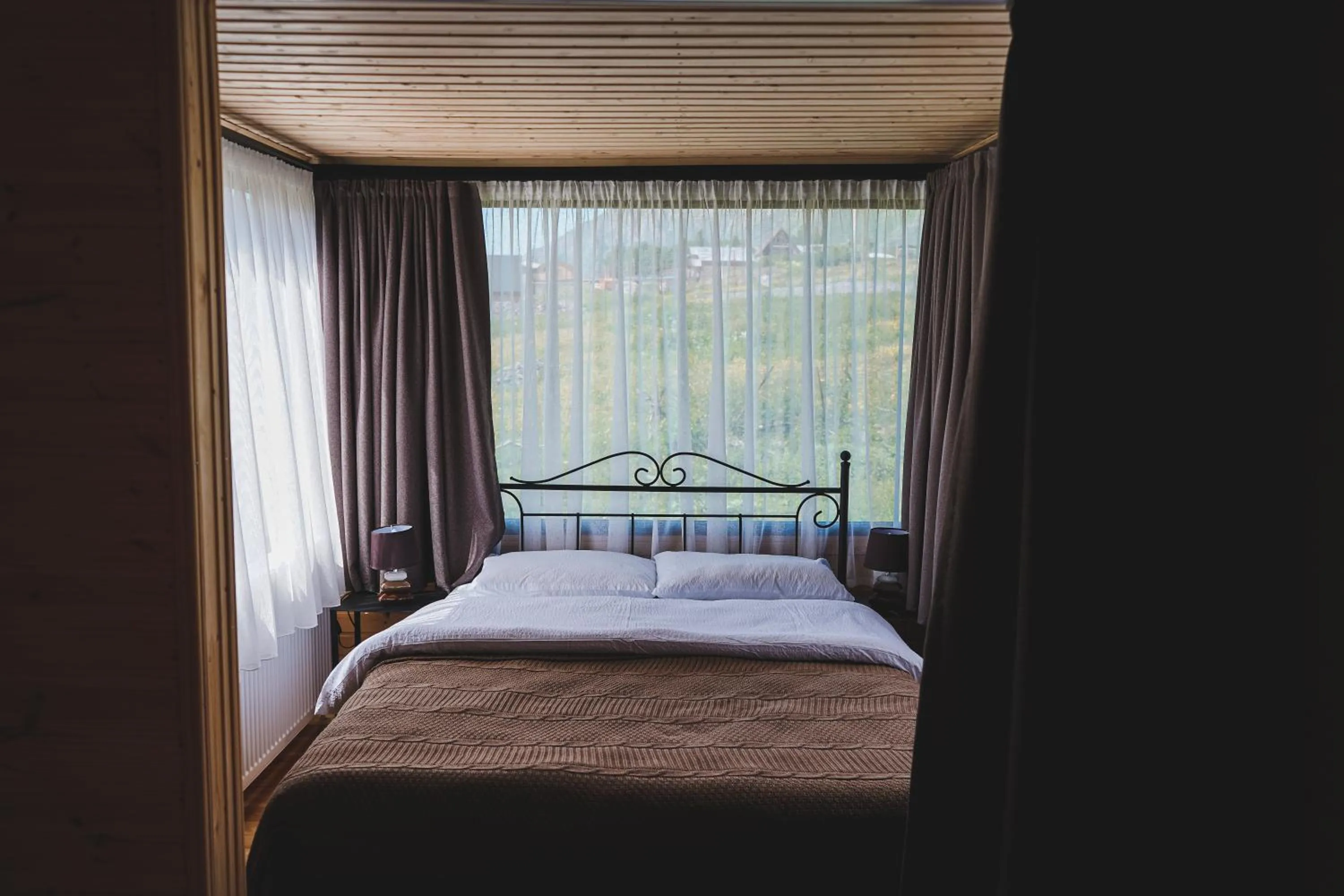 Bed in Traveler's Cottages in Kazbegi