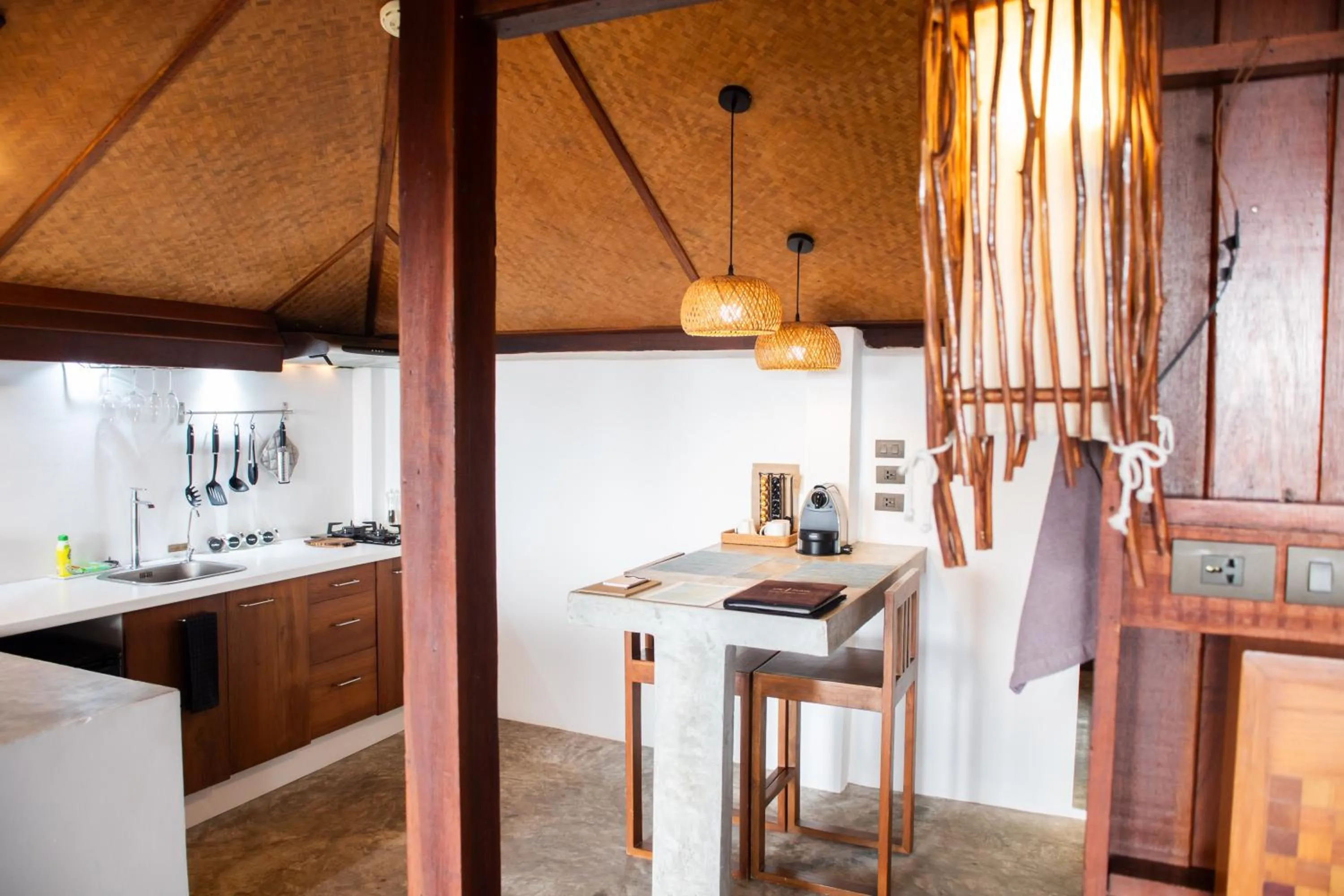 Kitchen or kitchenette in The Place Luxury Boutique Villas