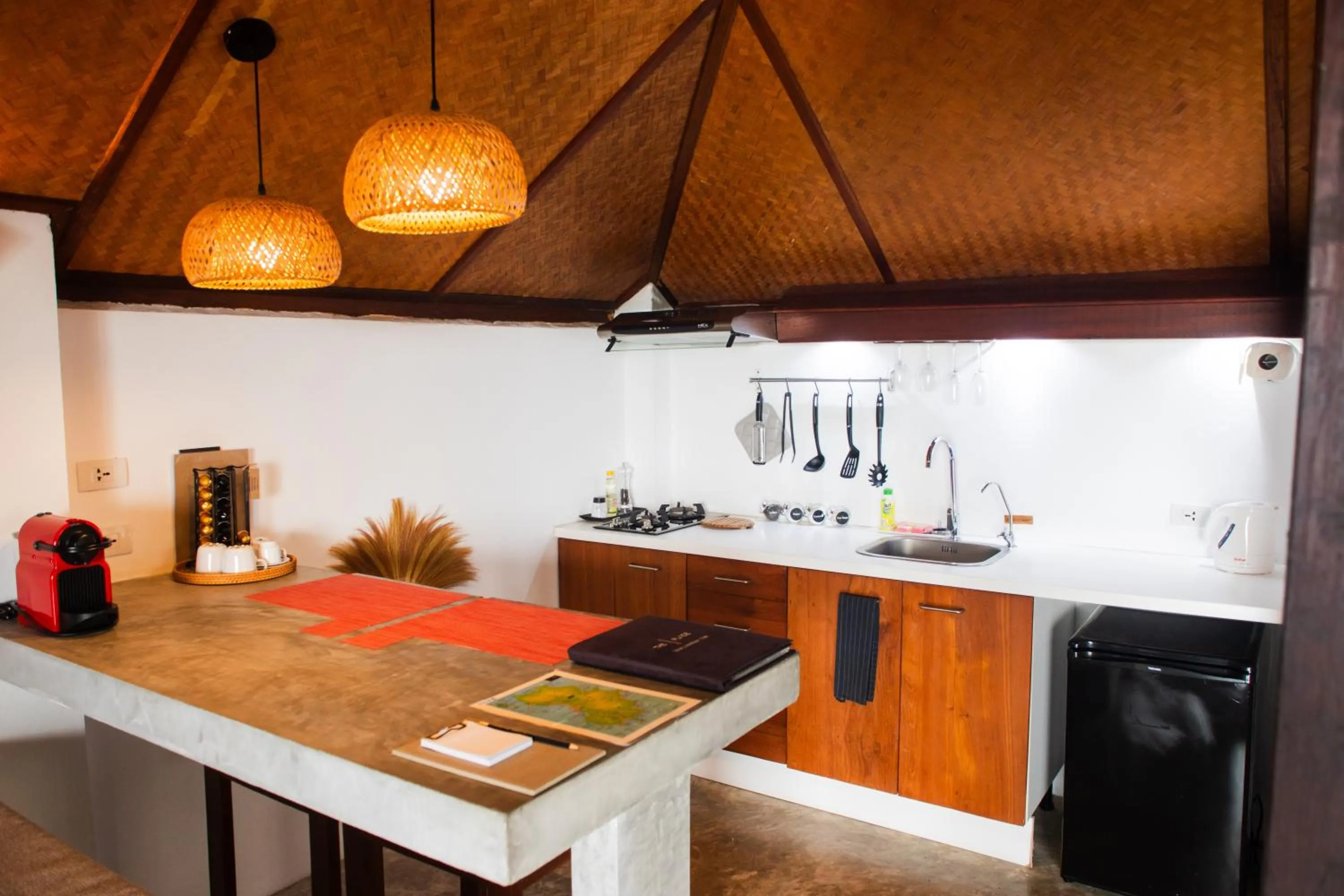 Kitchen or kitchenette in The Place Luxury Boutique Villas