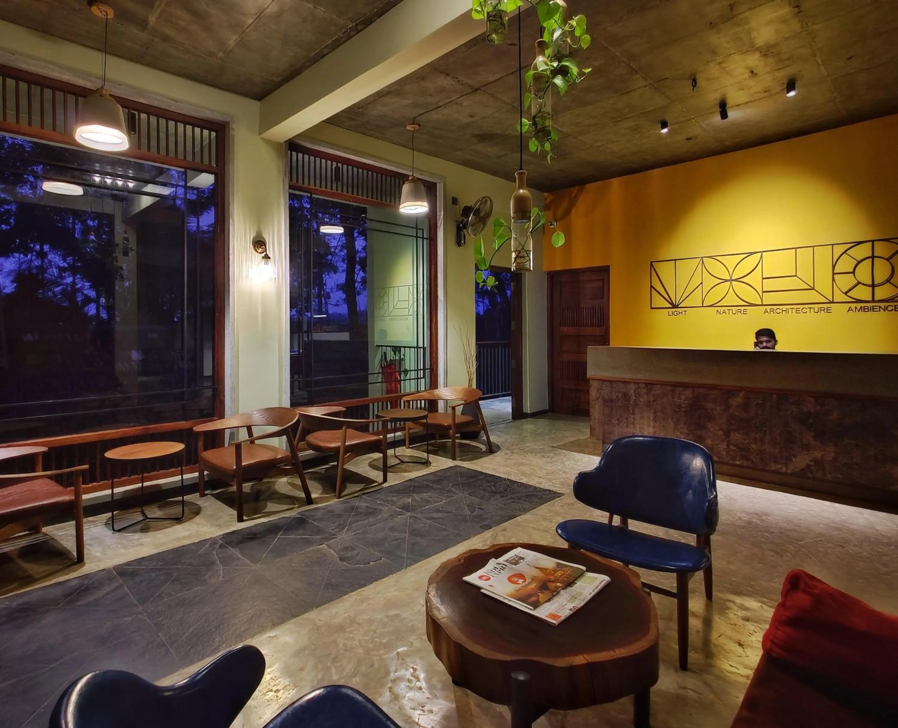 Seating area in Willow Resorts Wayanad