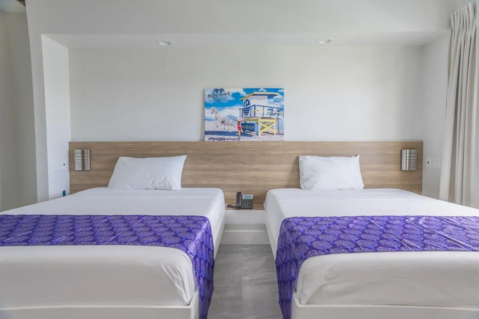 Bed in The Biscayne Hotel Bed in The Biscayne Hotel