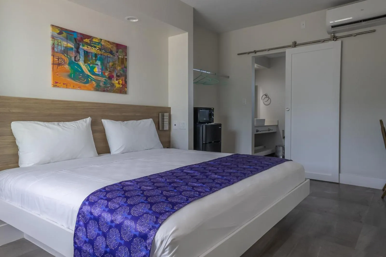 Bed in The Biscayne Hotel